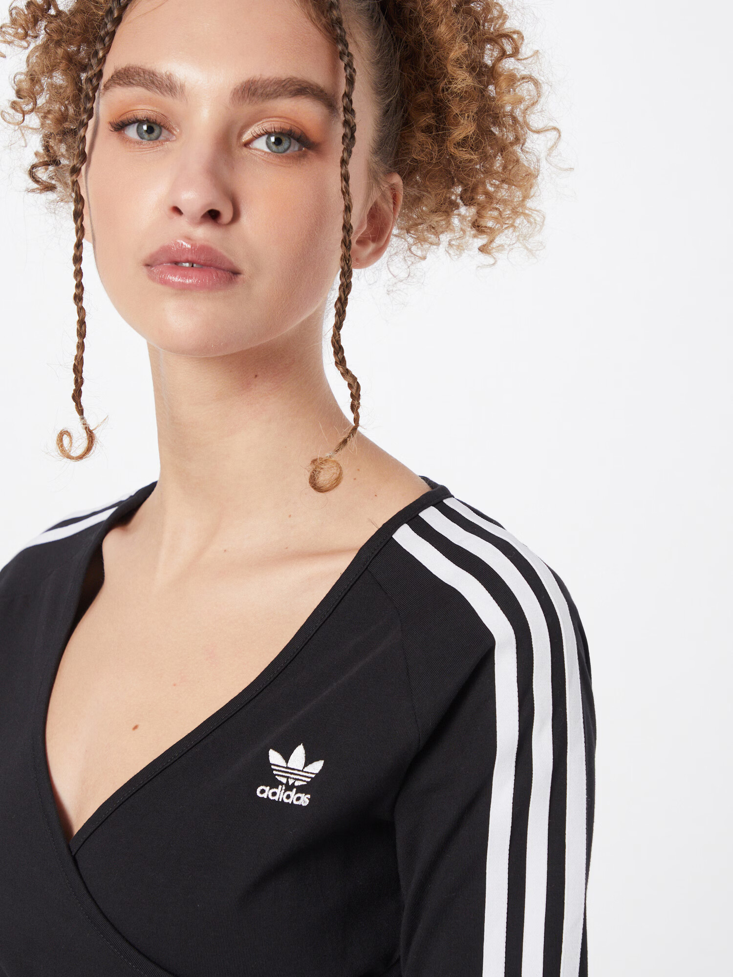 ADIDAS ORIGINALS Majica črna / bela - Pepit.si