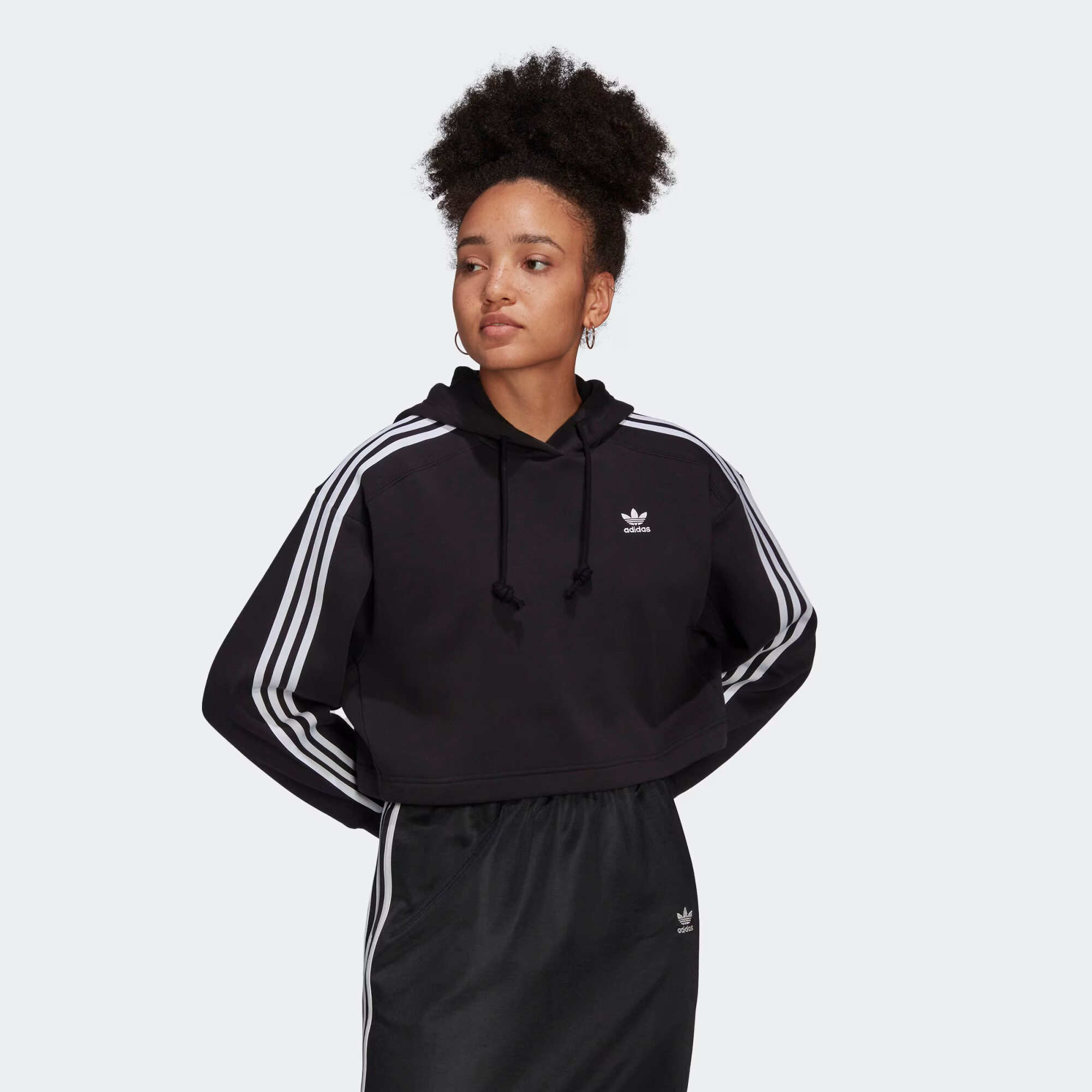 ADIDAS ORIGINALS Majica črna / bela - Pepit.si