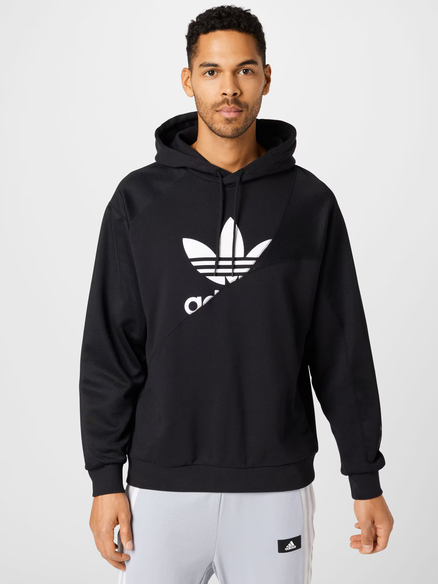 ADIDAS ORIGINALS Majica črna / bela - Pepit.si