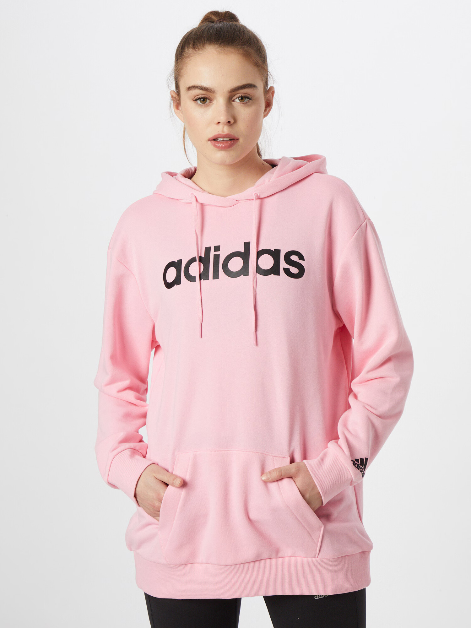 ADIDAS SPORTSWEAR Športna majica roza / črna - Pepit.si