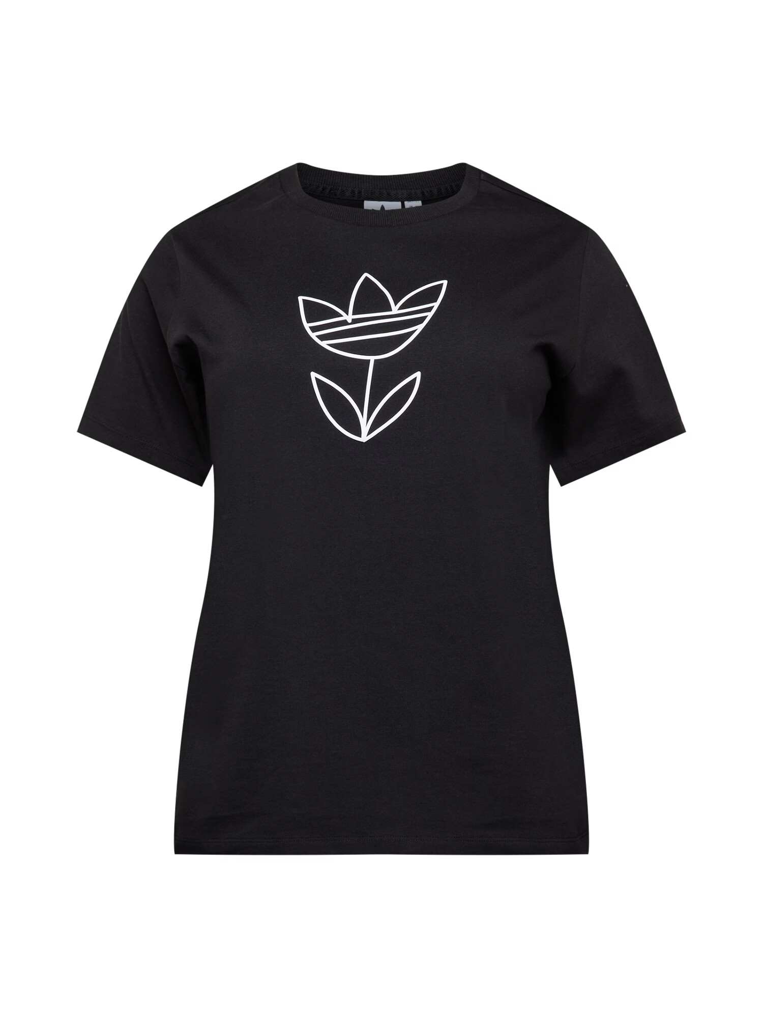 ADIDAS ORIGINALS Majica 'GRAPHIC TEE' črna / bela - Pepit.si