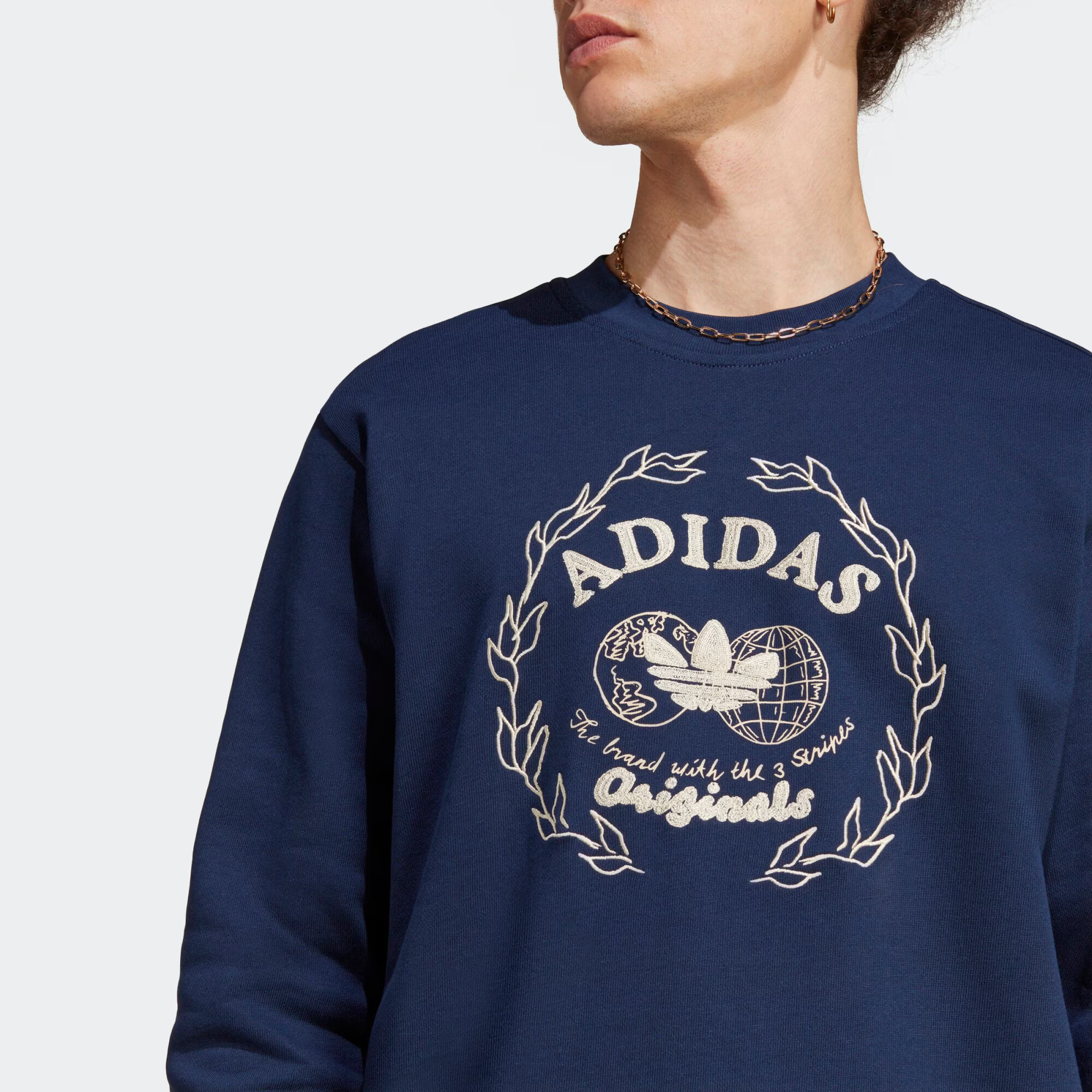 ADIDAS ORIGINALS Majica indigo / bela - Pepit.si