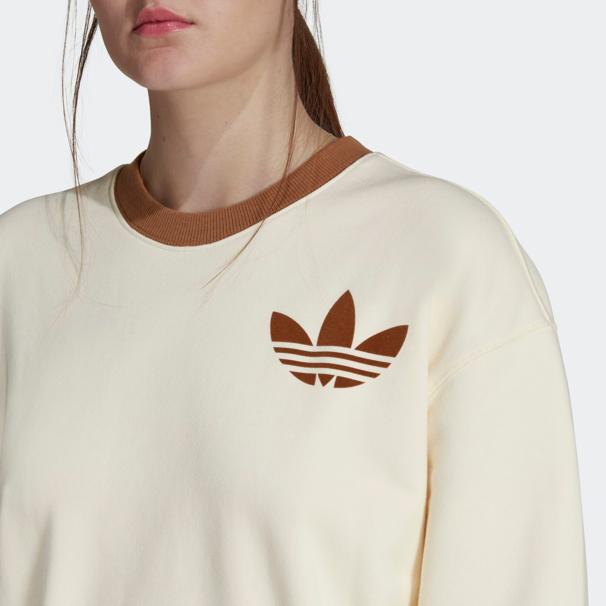 ADIDAS ORIGINALS Majica kremna / rjava - Pepit.si