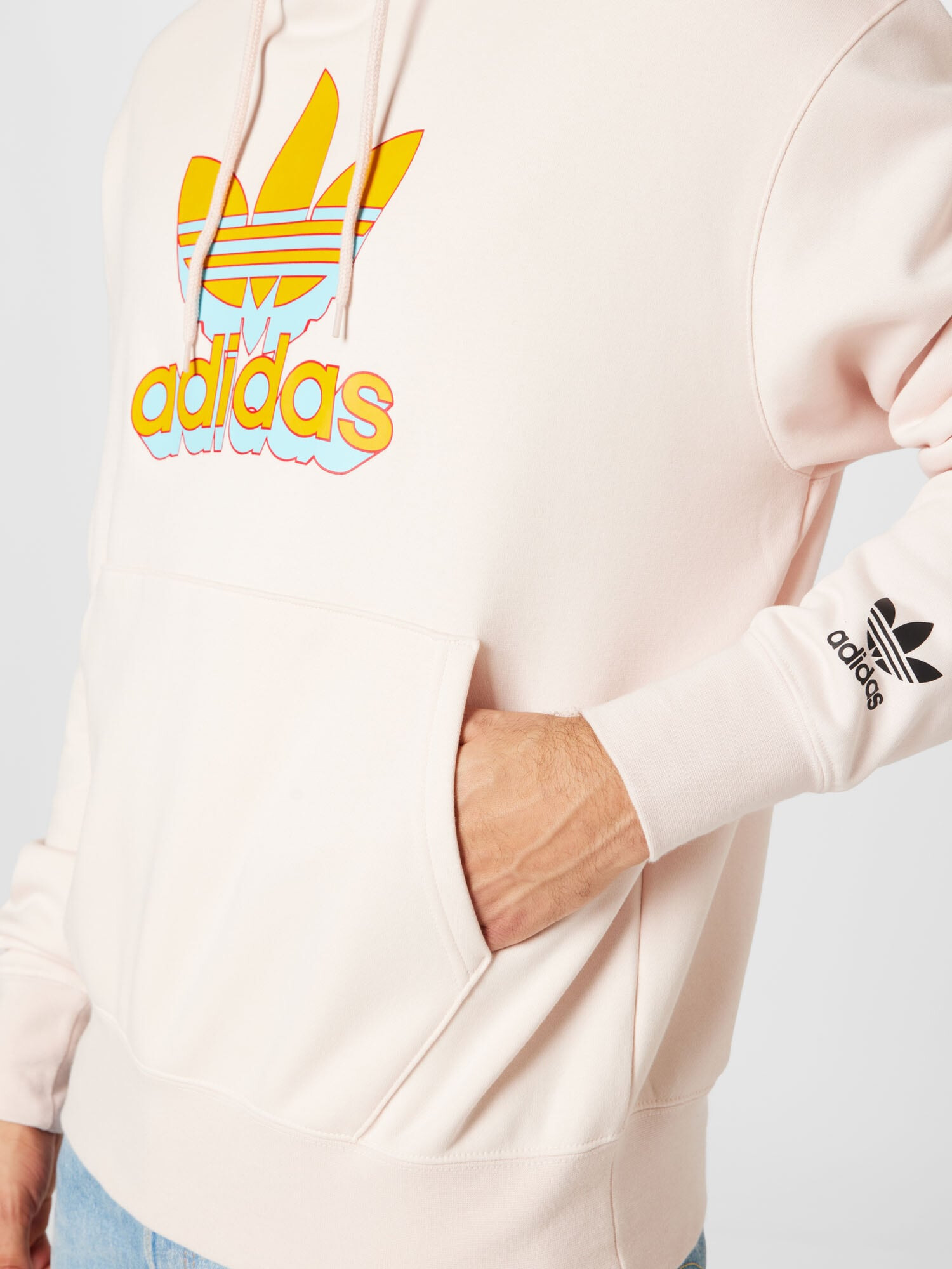 ADIDAS ORIGINALS Majica kremna / turkizna / oranžna / črna - Pepit.si