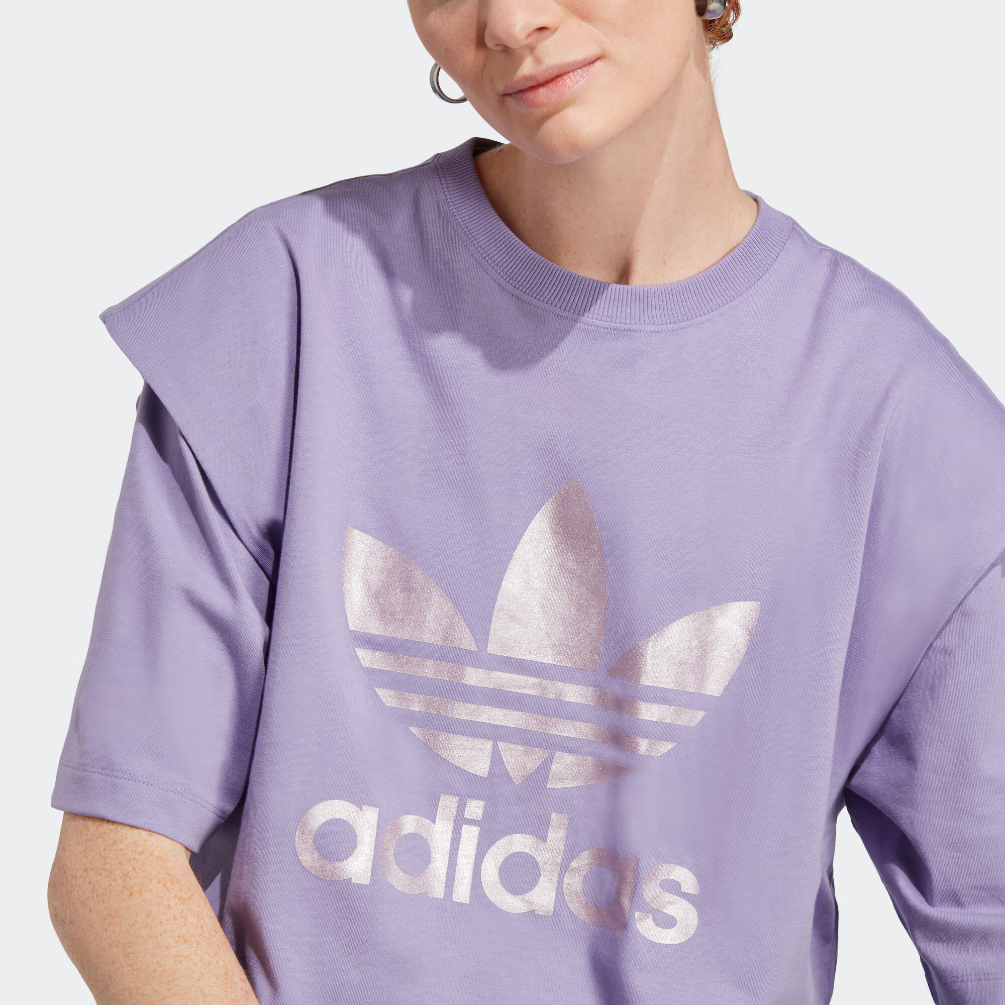 ADIDAS ORIGINALS Majica lila / bela - Pepit.si