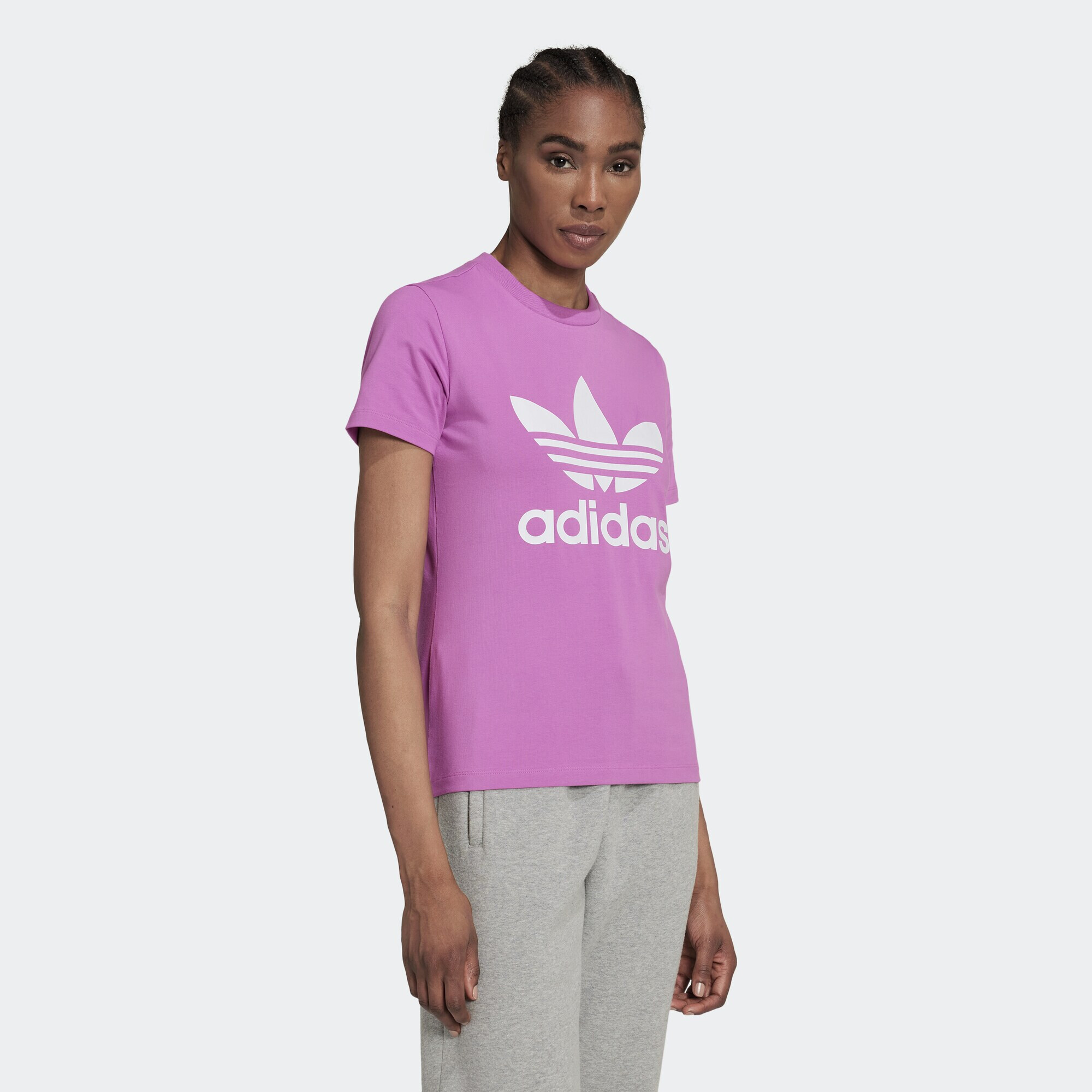 ADIDAS ORIGINALS Majica lila / bela - Pepit.si