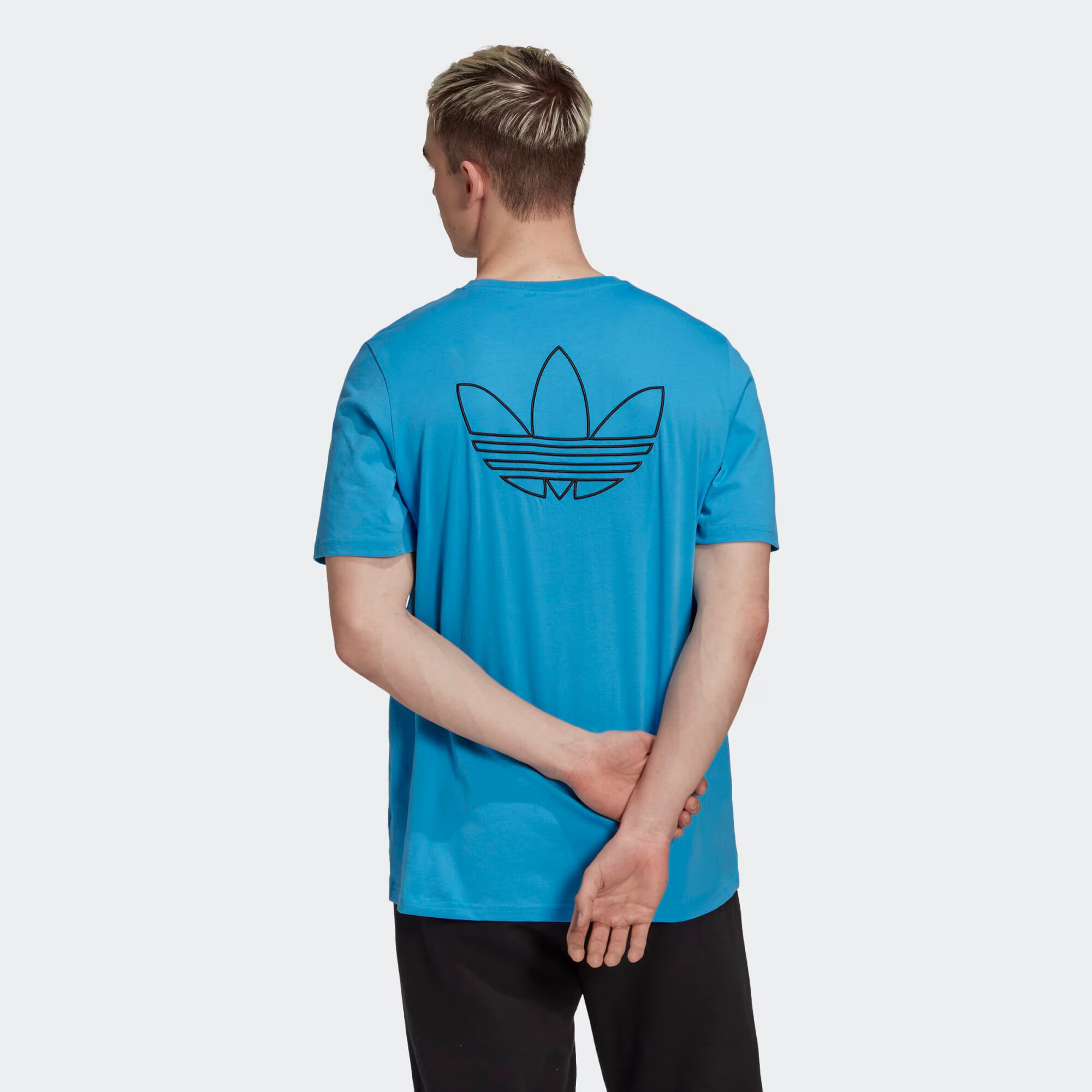 ADIDAS ORIGINALS Majica nebeško modra / črna - Pepit.si