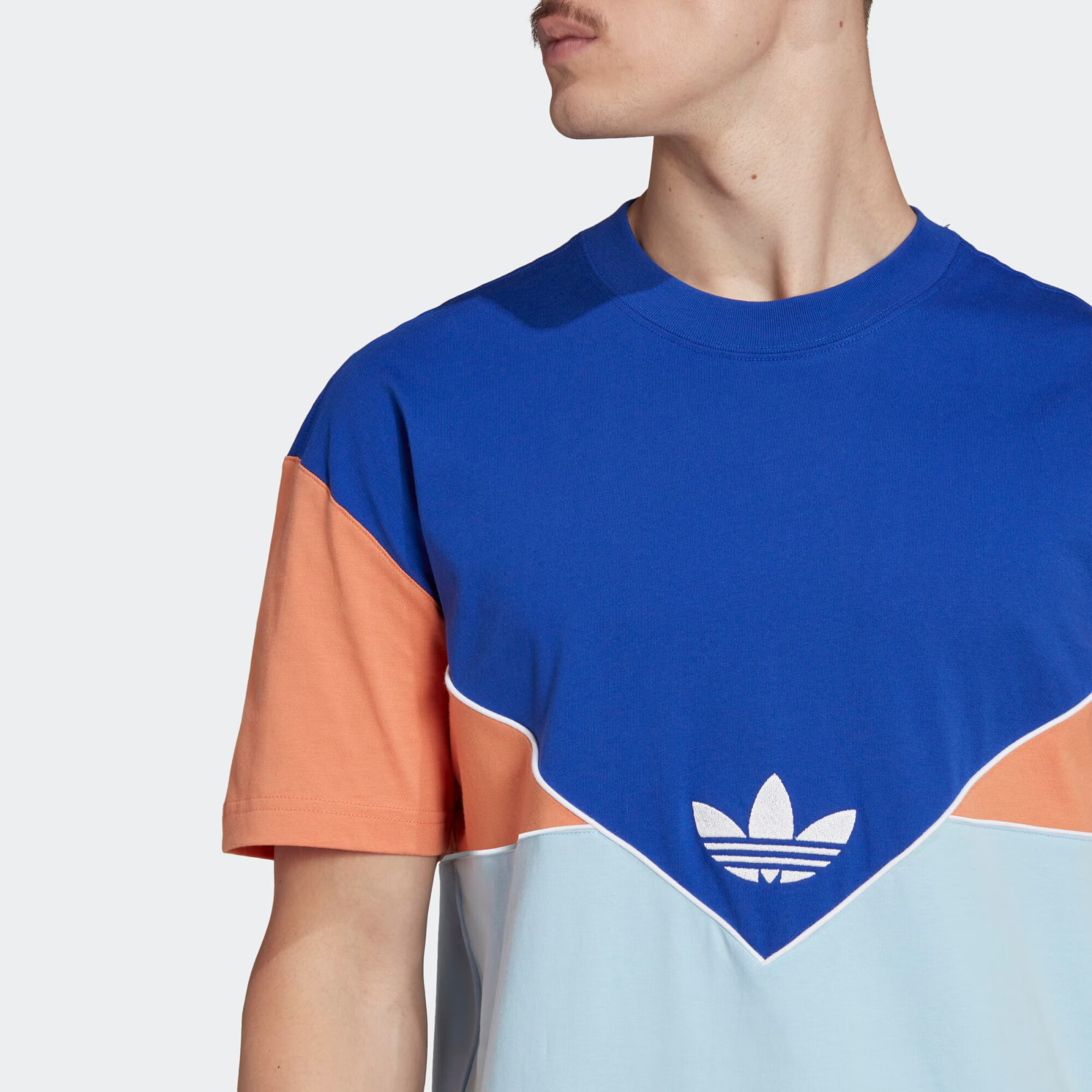 ADIDAS ORIGINALS Majica modra / oranžna / bela - Pepit.si