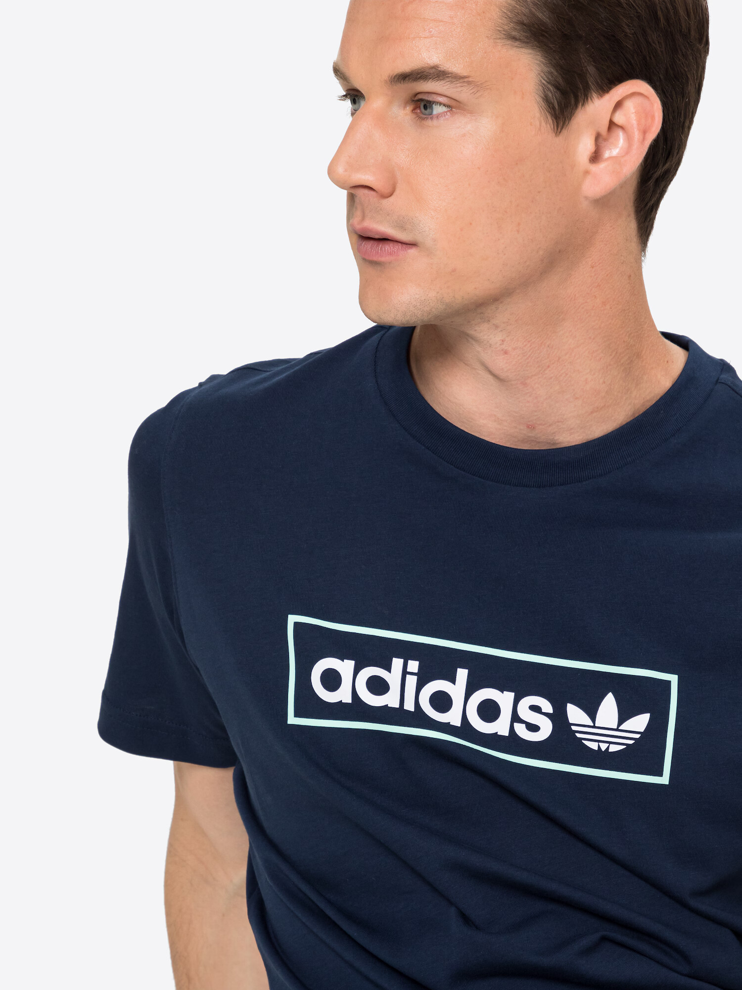 ADIDAS ORIGINALS Majica mornarska / bela - Pepit.si