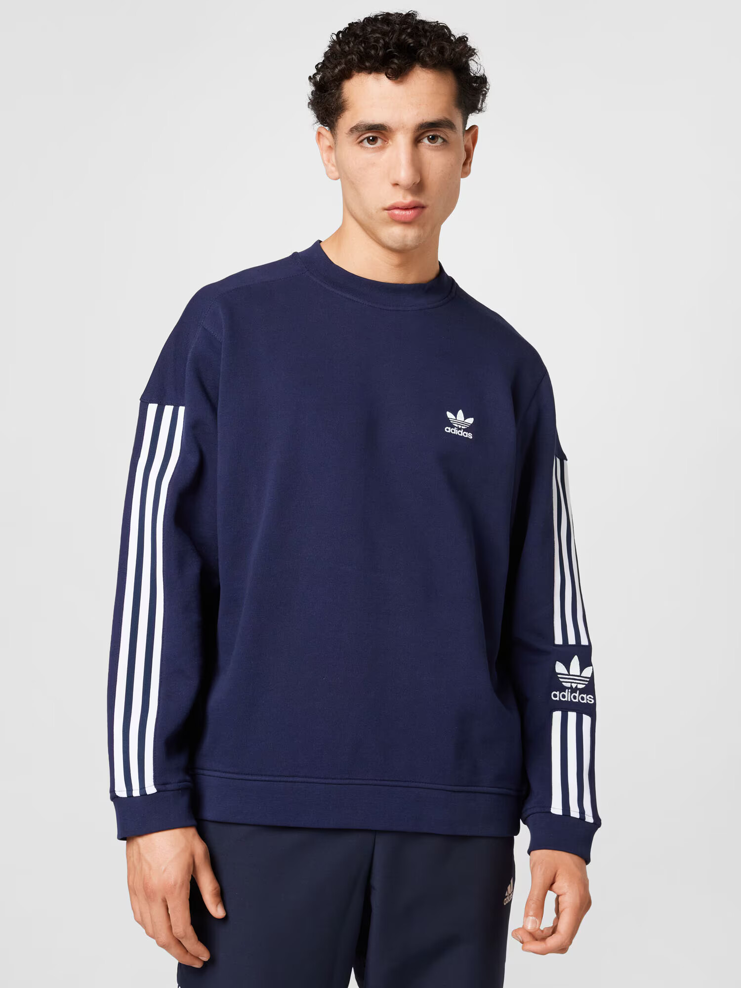 ADIDAS ORIGINALS Majica mornarska / bela - Pepit.si