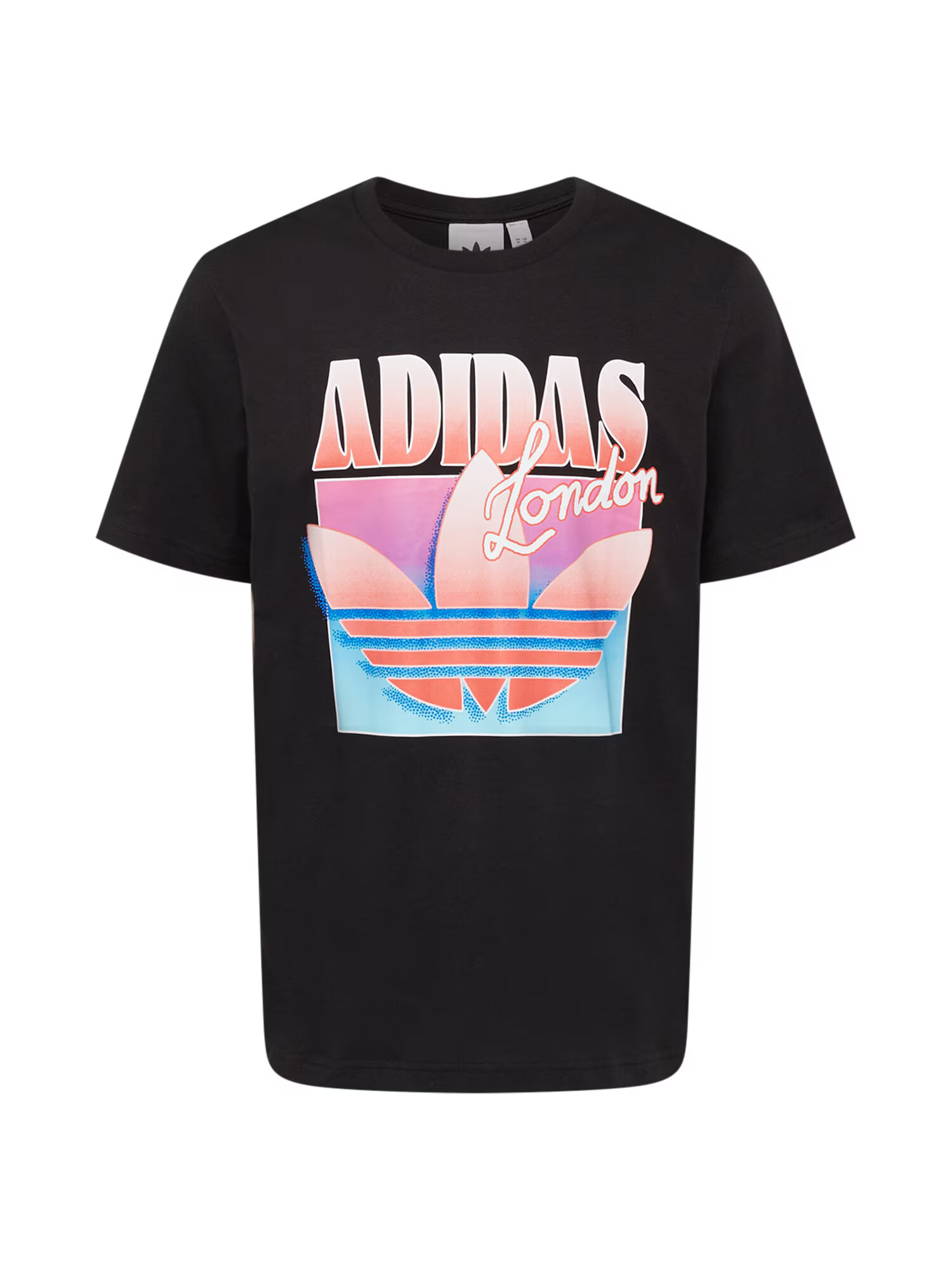 ADIDAS ORIGINALS Majica 'Londn' nebeško modra / marelica / eozin / črna - Pepit.si