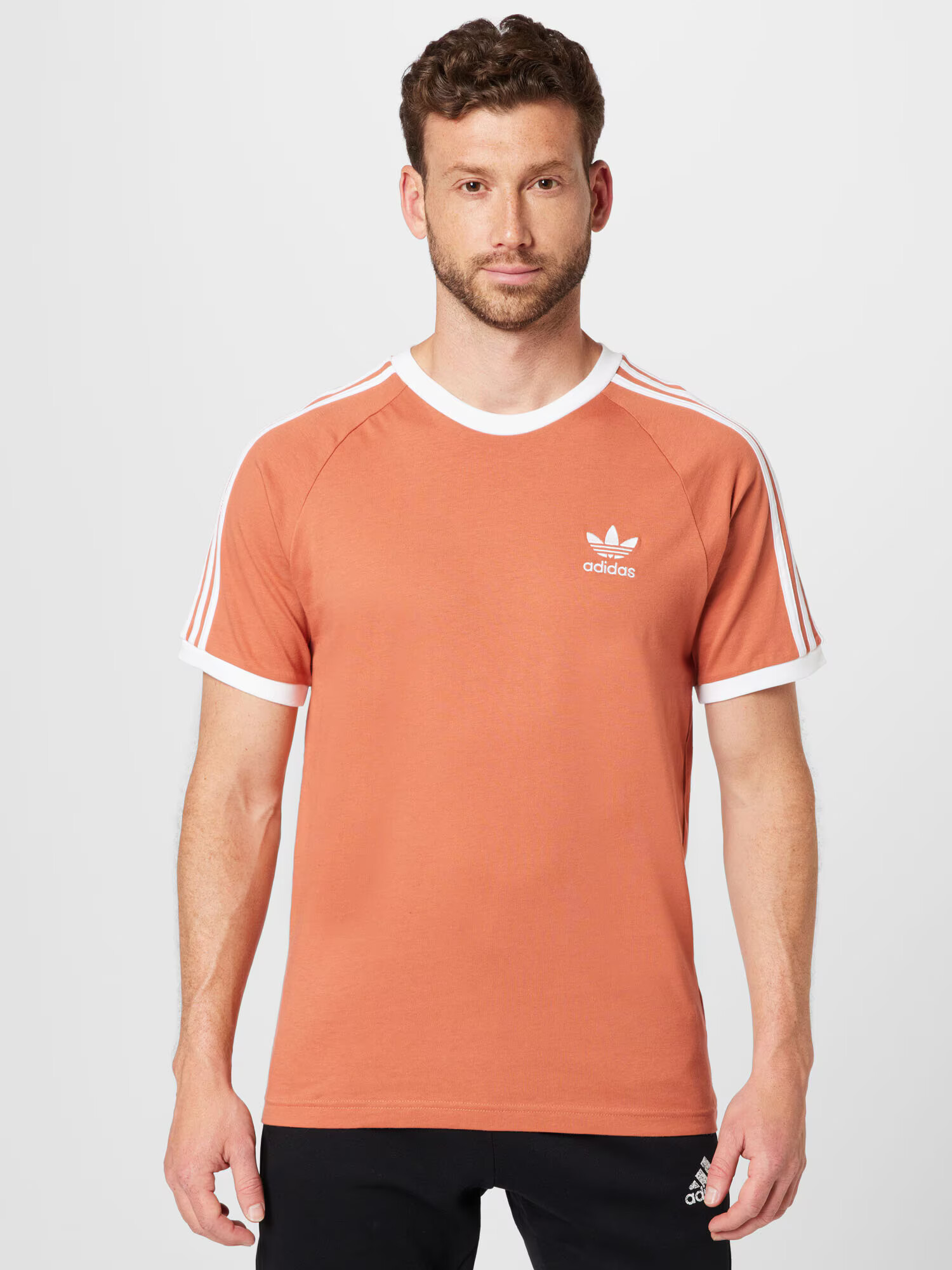 ADIDAS ORIGINALS Majica pastelno rdeča / bela - Pepit.si