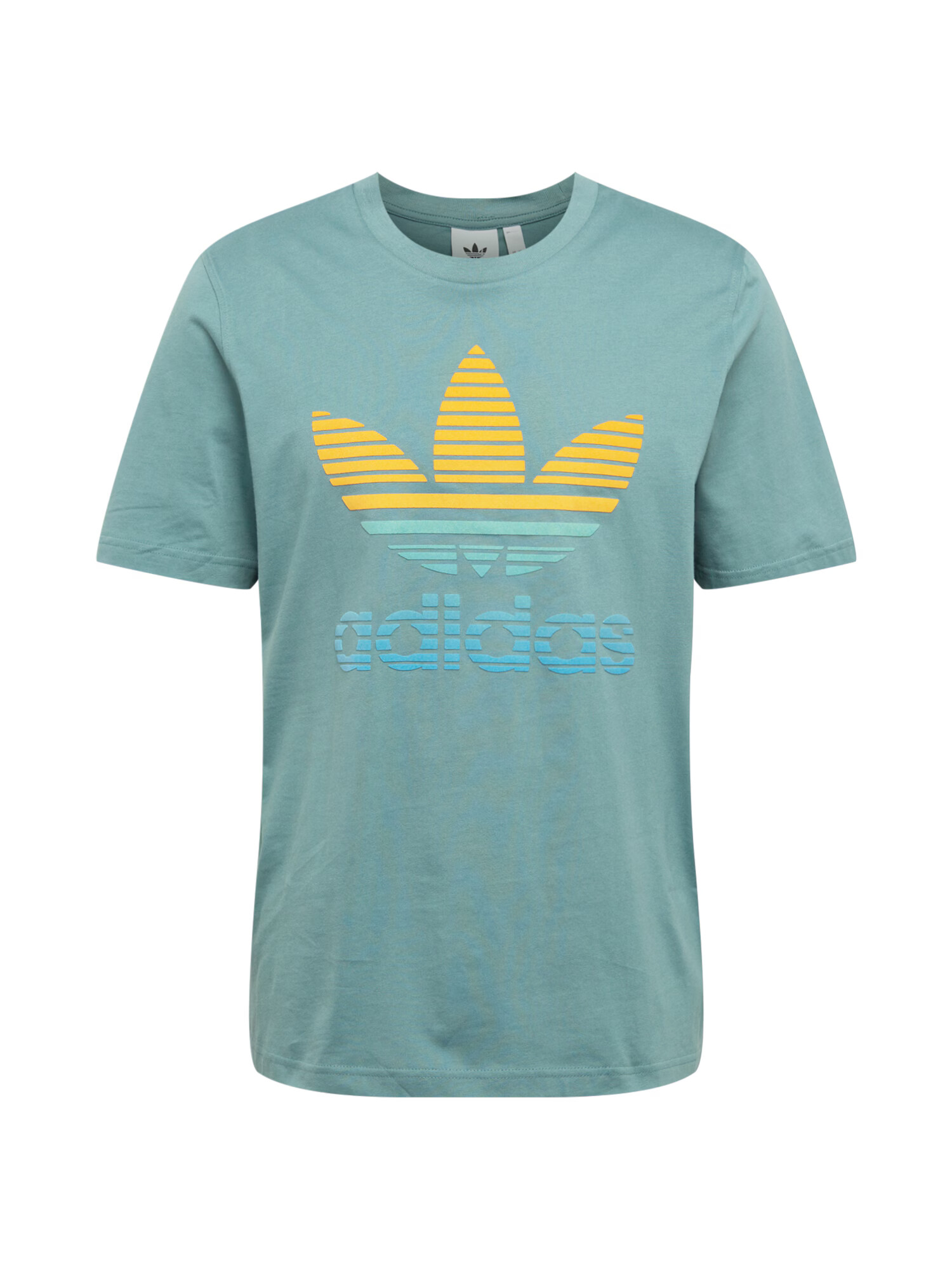 ADIDAS ORIGINALS Majica pastelno zelena / rumena / oranžna - Pepit.si