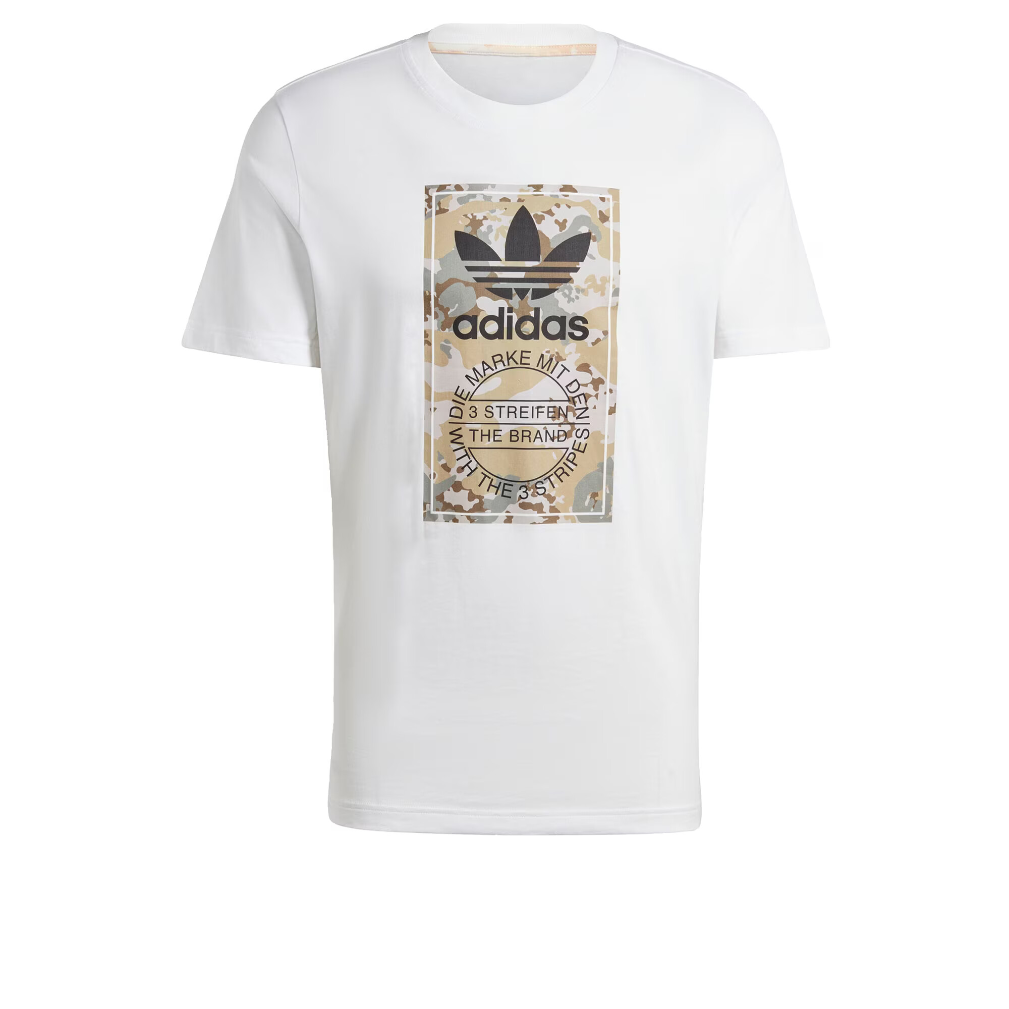 ADIDAS ORIGINALS Majica pesek / črna / bela - Pepit.si