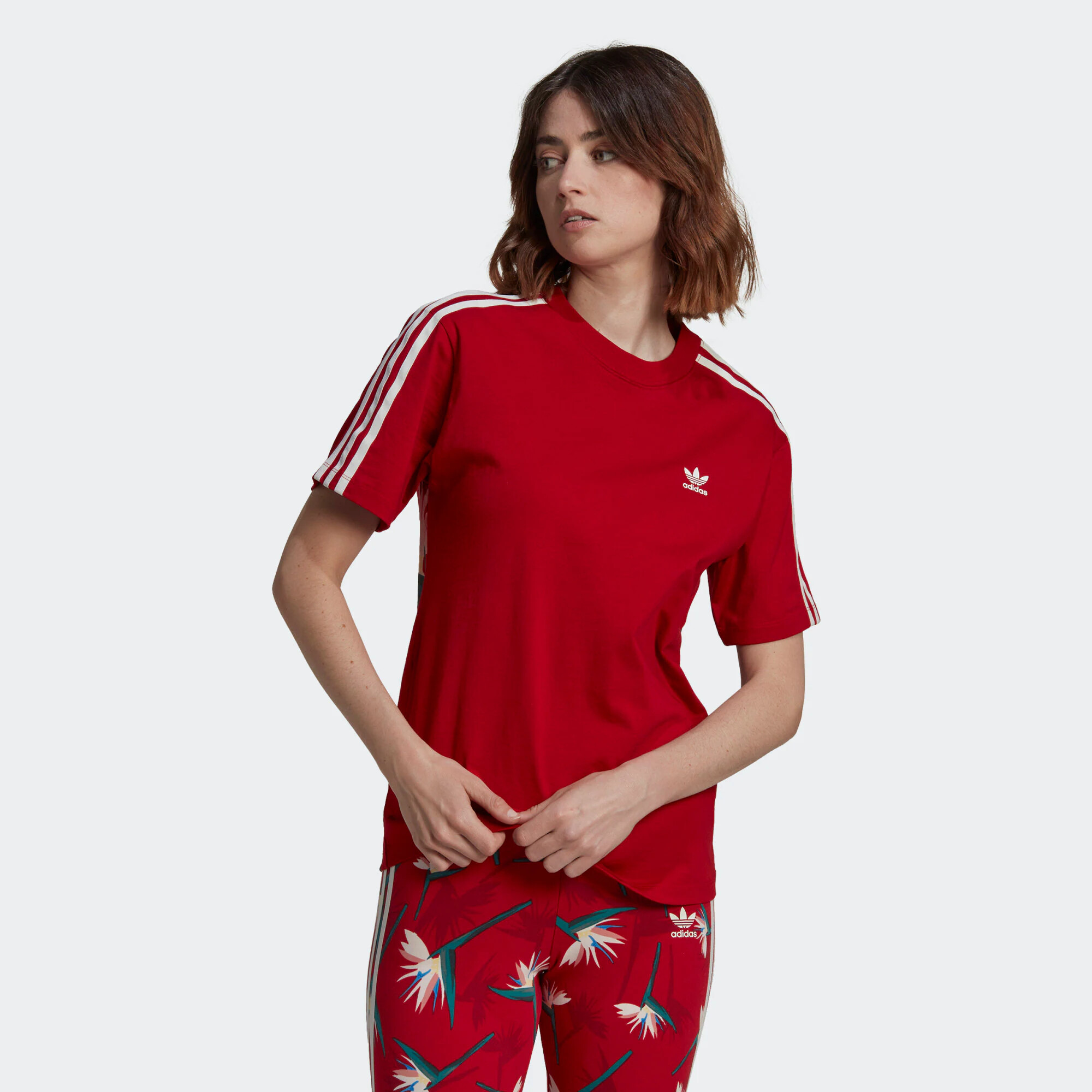 ADIDAS ORIGINALS Majica mešane barve / rdeča - Pepit.si