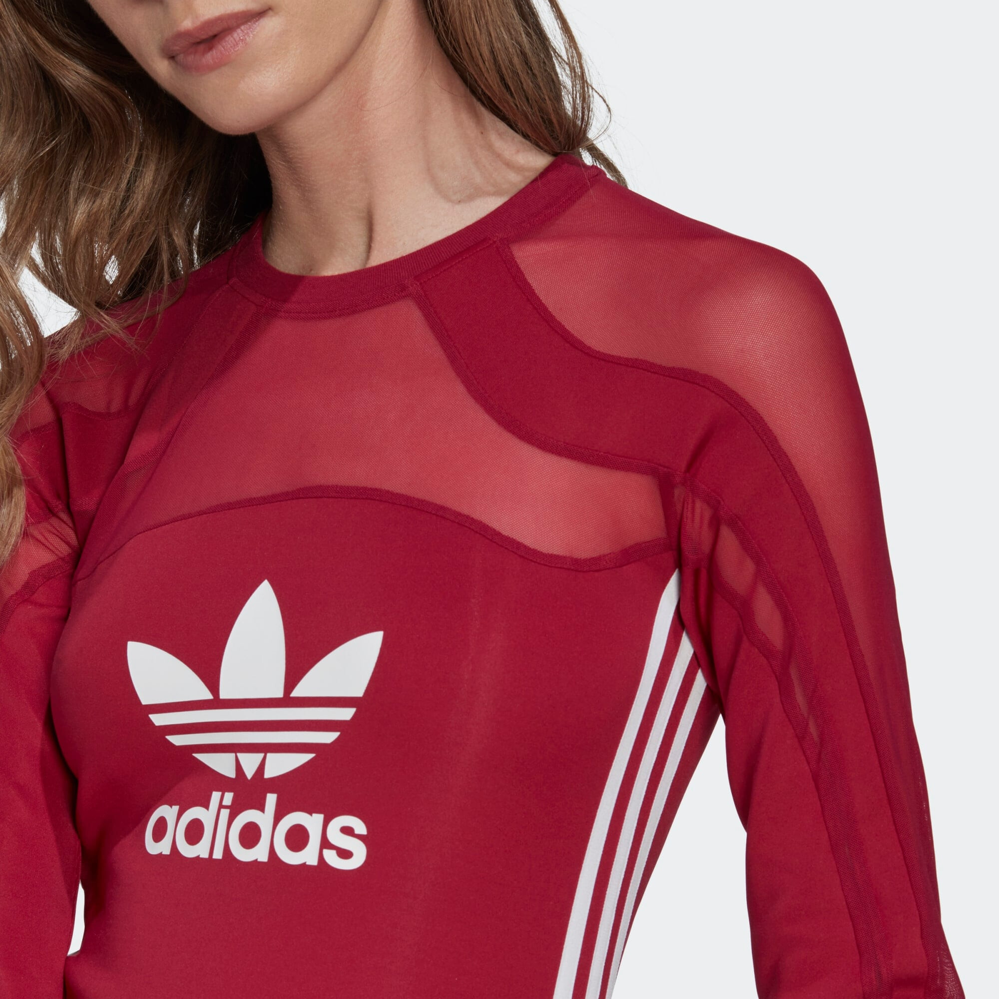 ADIDAS ORIGINALS Majica rdeča / bela - Pepit.si