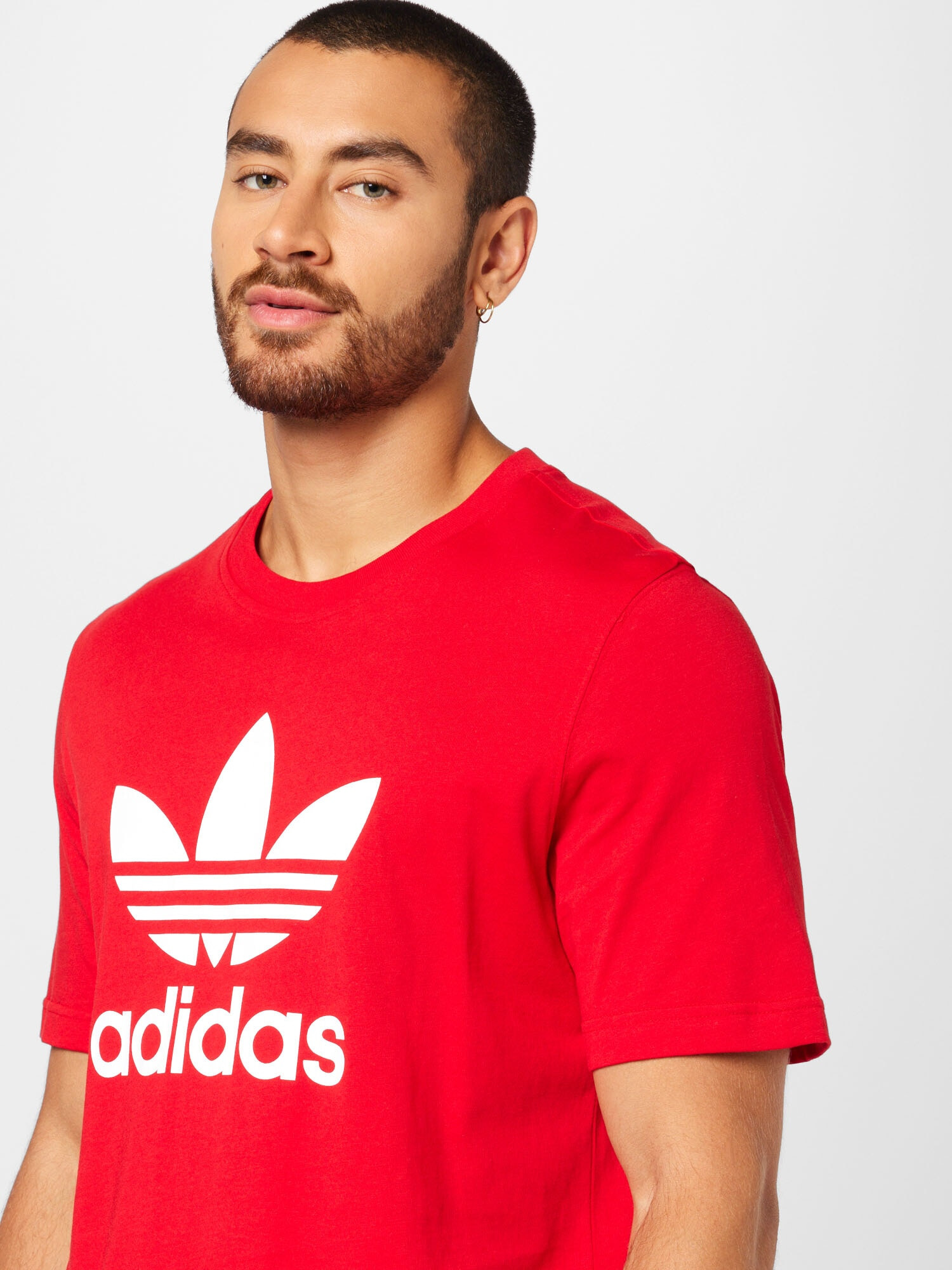 ADIDAS ORIGINALS Majica rdeča / bela - Pepit.si