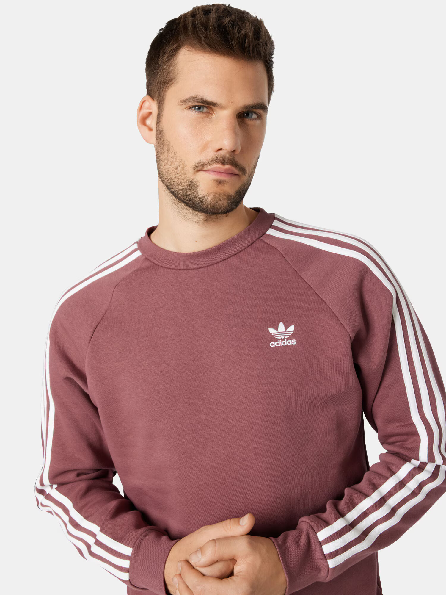 ADIDAS ORIGINALS Majica rjasto rjava / bela - Pepit.si