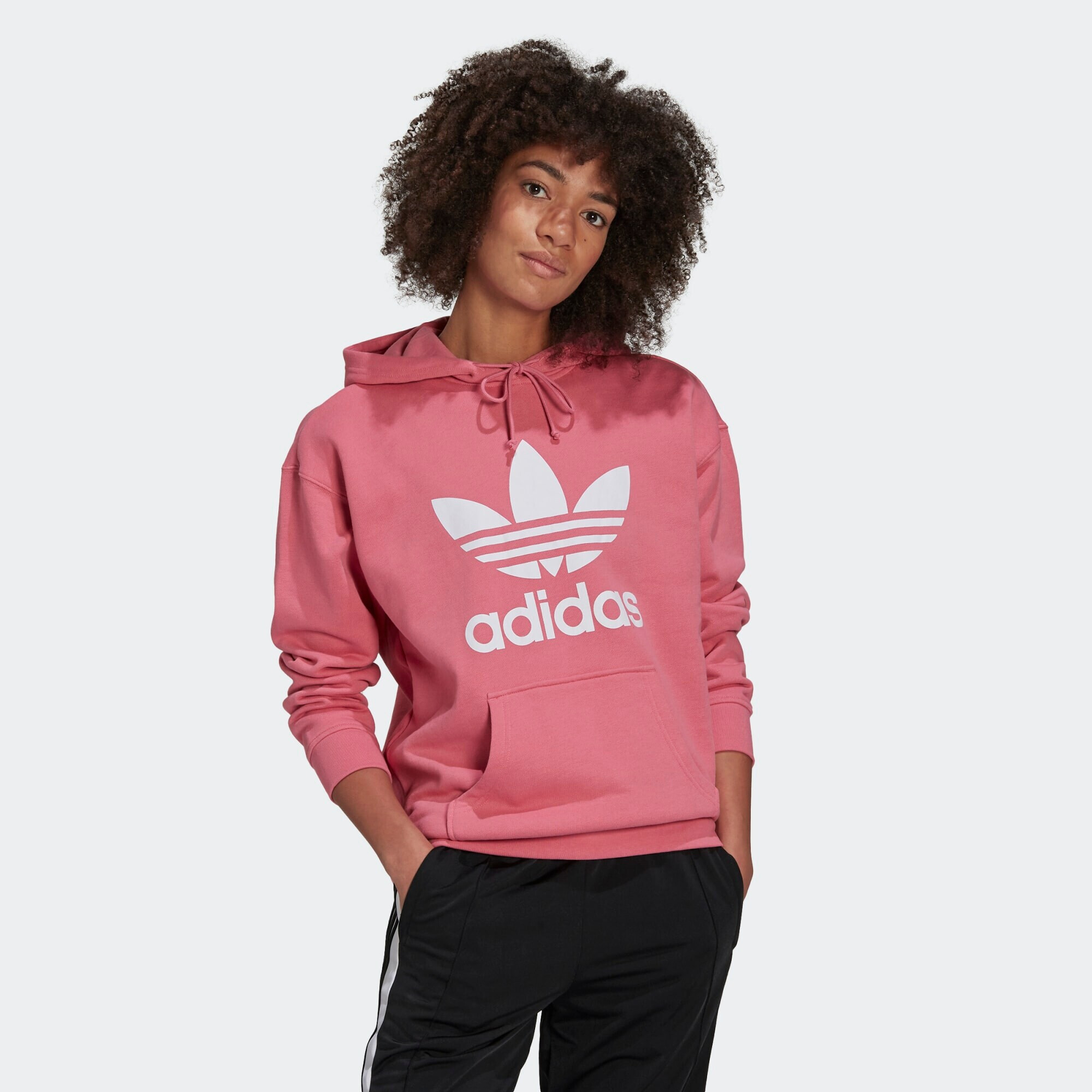 ADIDAS ORIGINALS Majica rosé / bela - Pepit.si