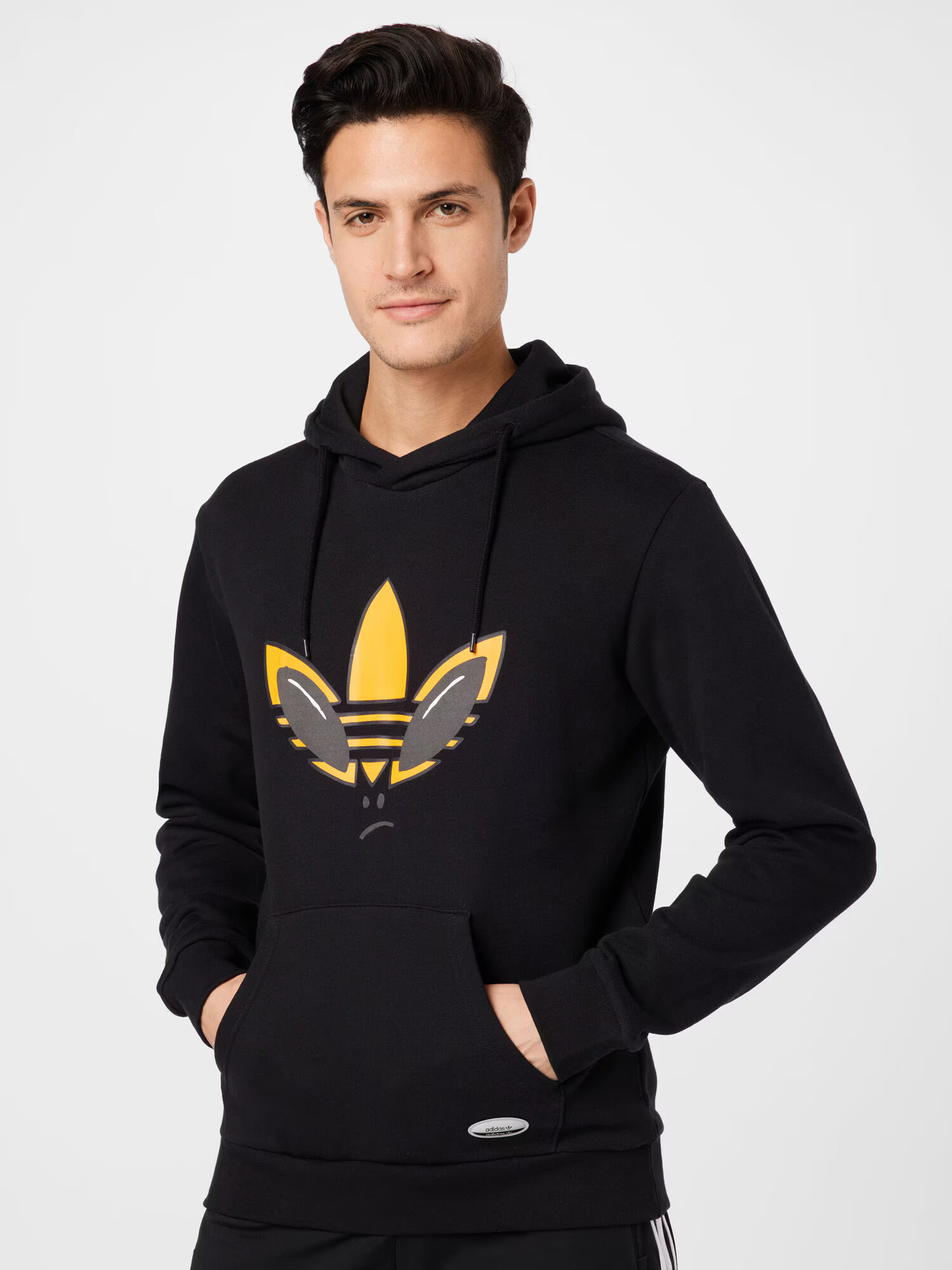 ADIDAS ORIGINALS Majica rumena / siva / črna - Pepit.si