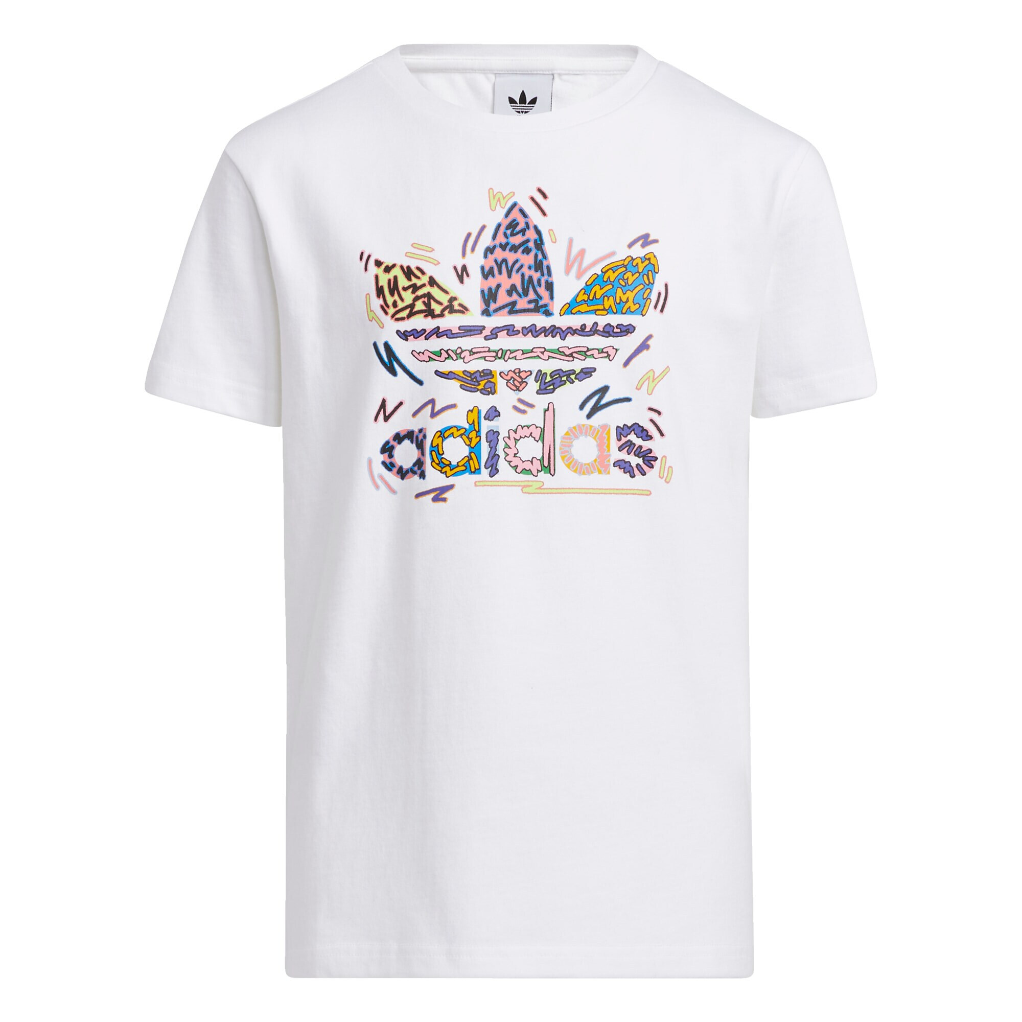 ADIDAS ORIGINALS Majica rumena / zelena / lila / roza / bela - Pepit.si