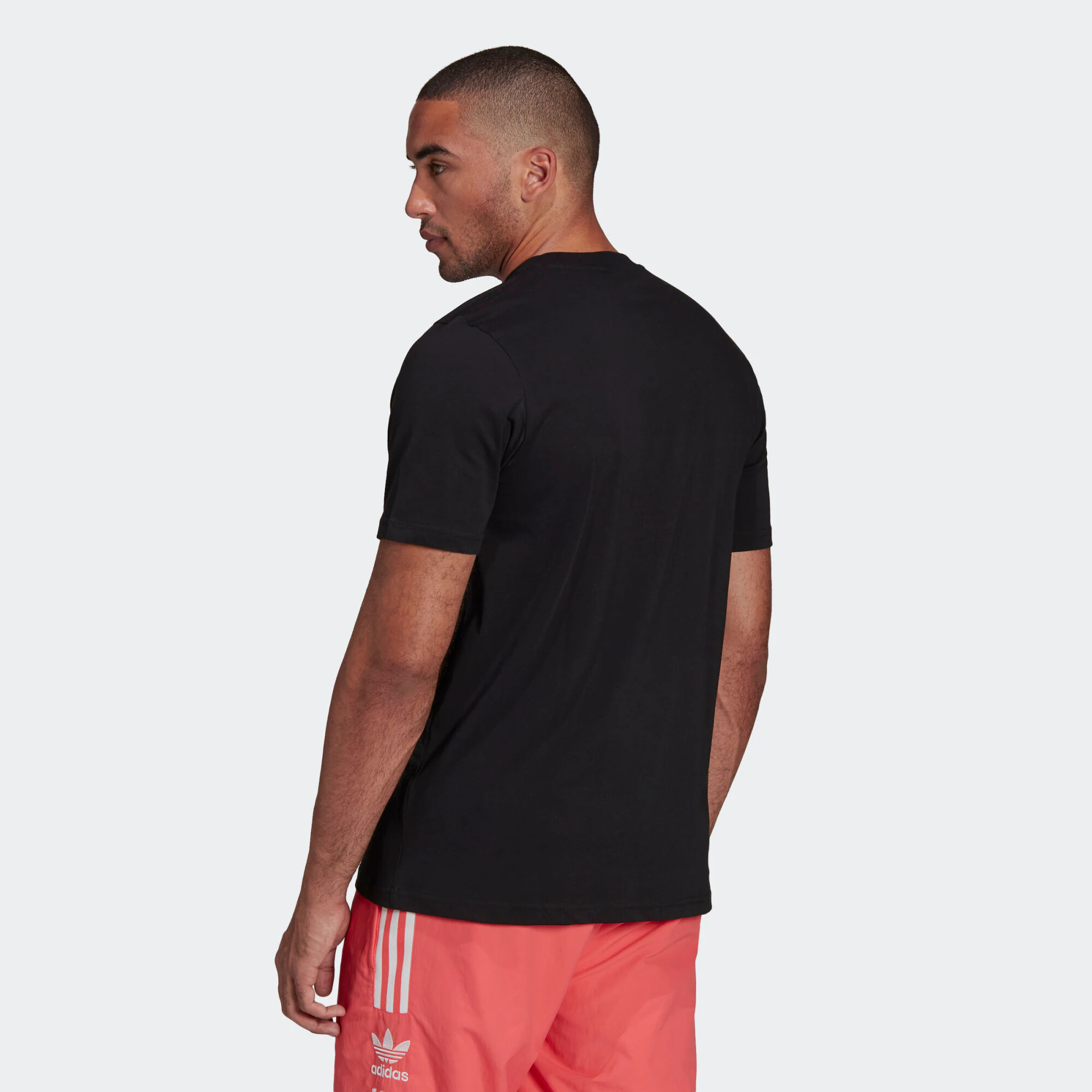 ADIDAS ORIGINALS Majica siva / lila / korala / črna - Pepit.si