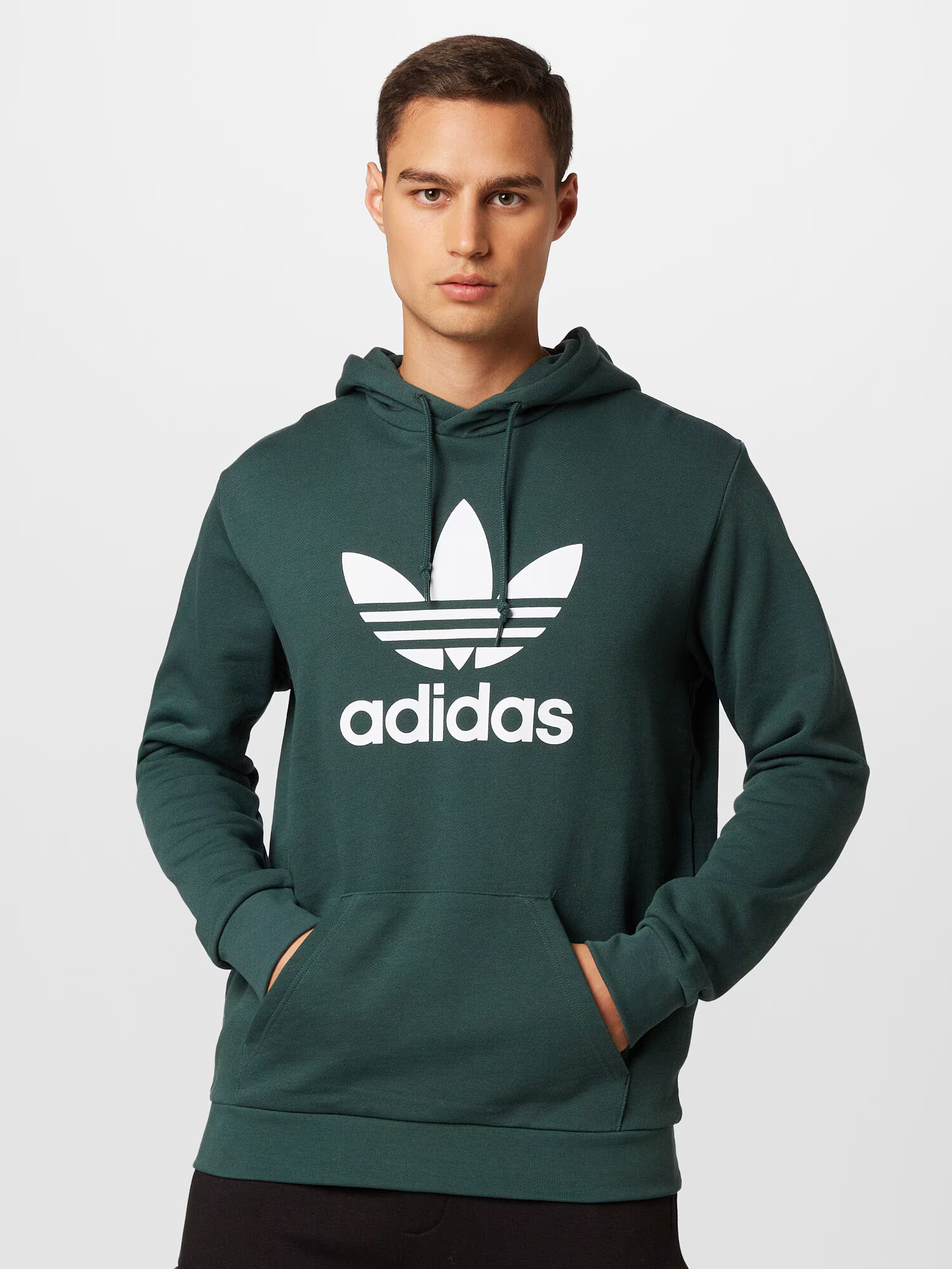 ADIDAS ORIGINALS Majica smaragd / bela - Pepit.si