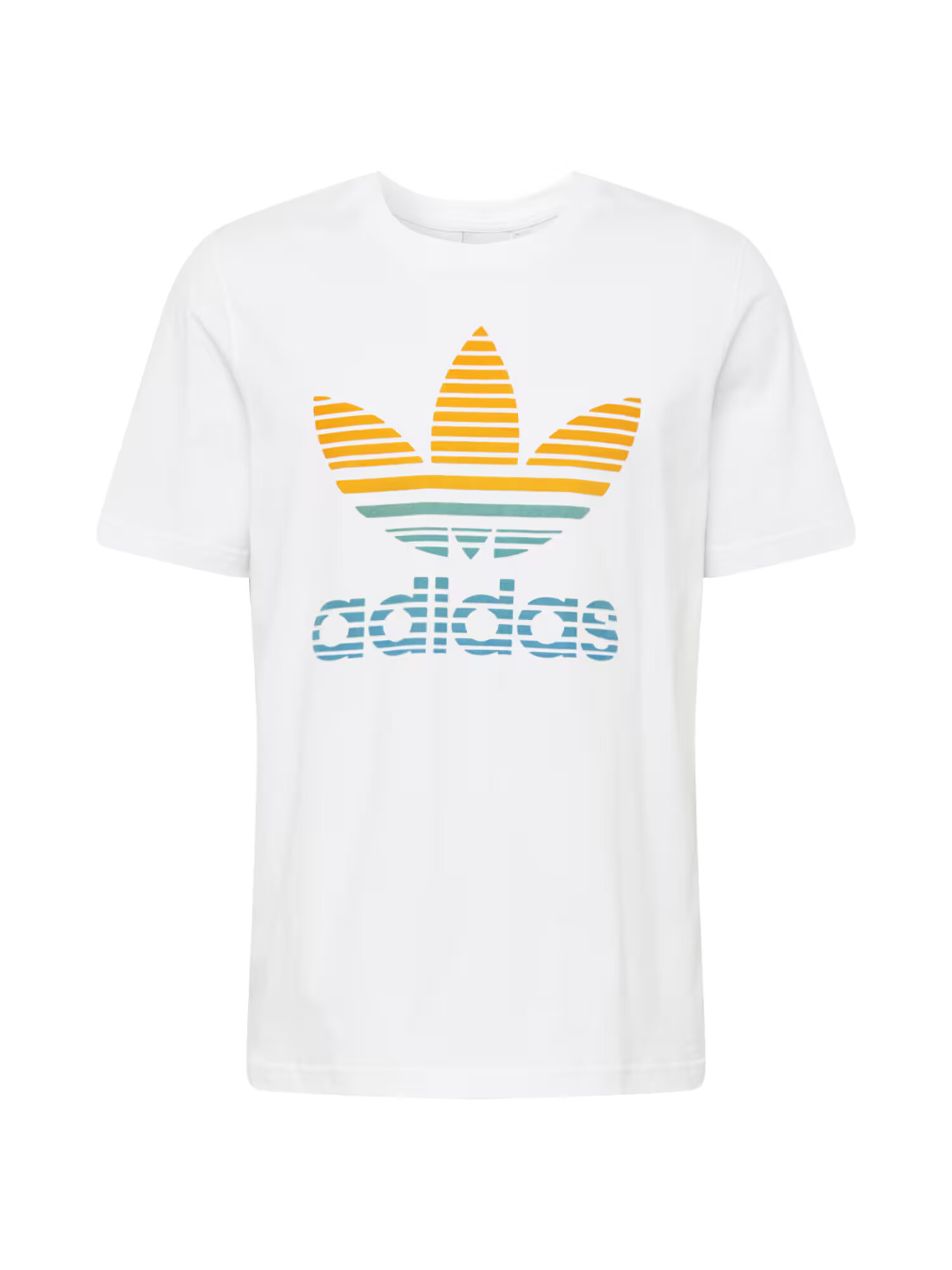 ADIDAS ORIGINALS Majica svetlo modra / rumena / bela - Pepit.si