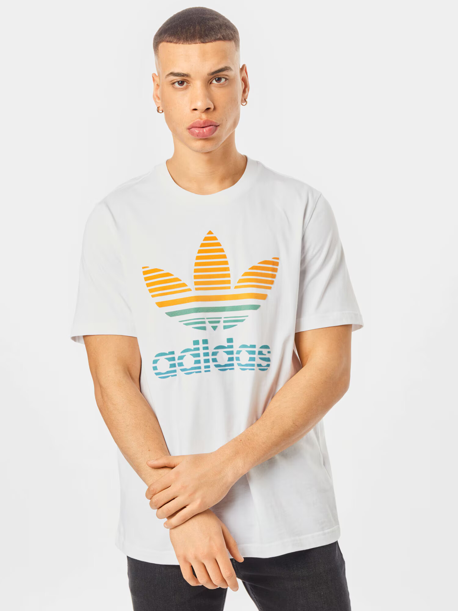 ADIDAS ORIGINALS Majica svetlo modra / rumena / bela - Pepit.si