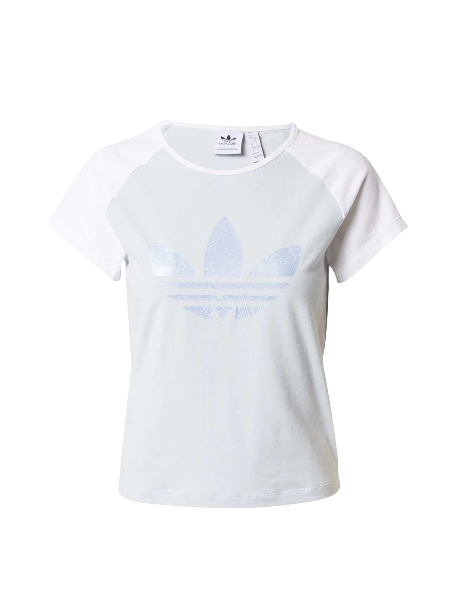 ADIDAS ORIGINALS Majica svetlo modra / svetlo siva / bela - Pepit.si