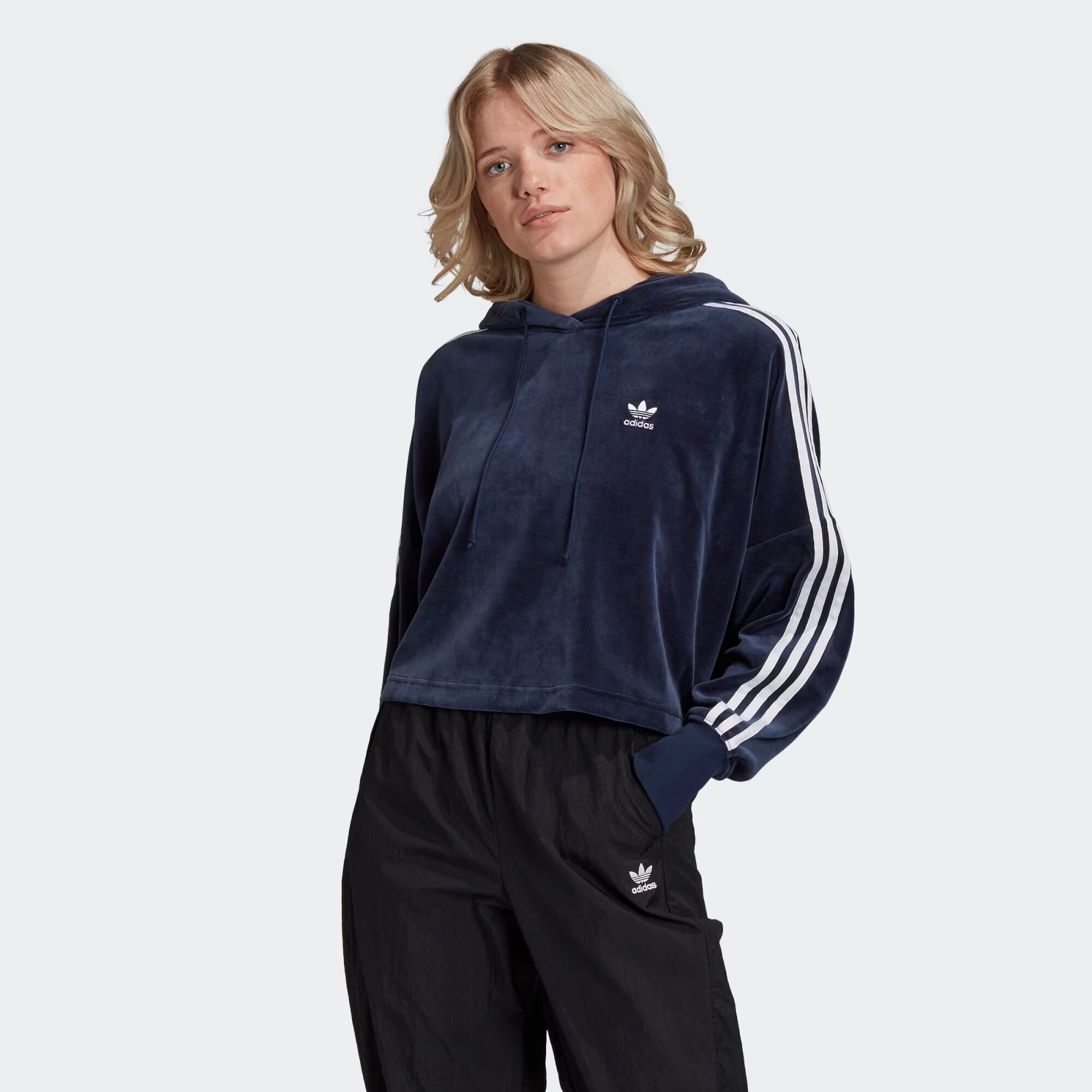 ADIDAS ORIGINALS Majica temno modra / bela - Pepit.si