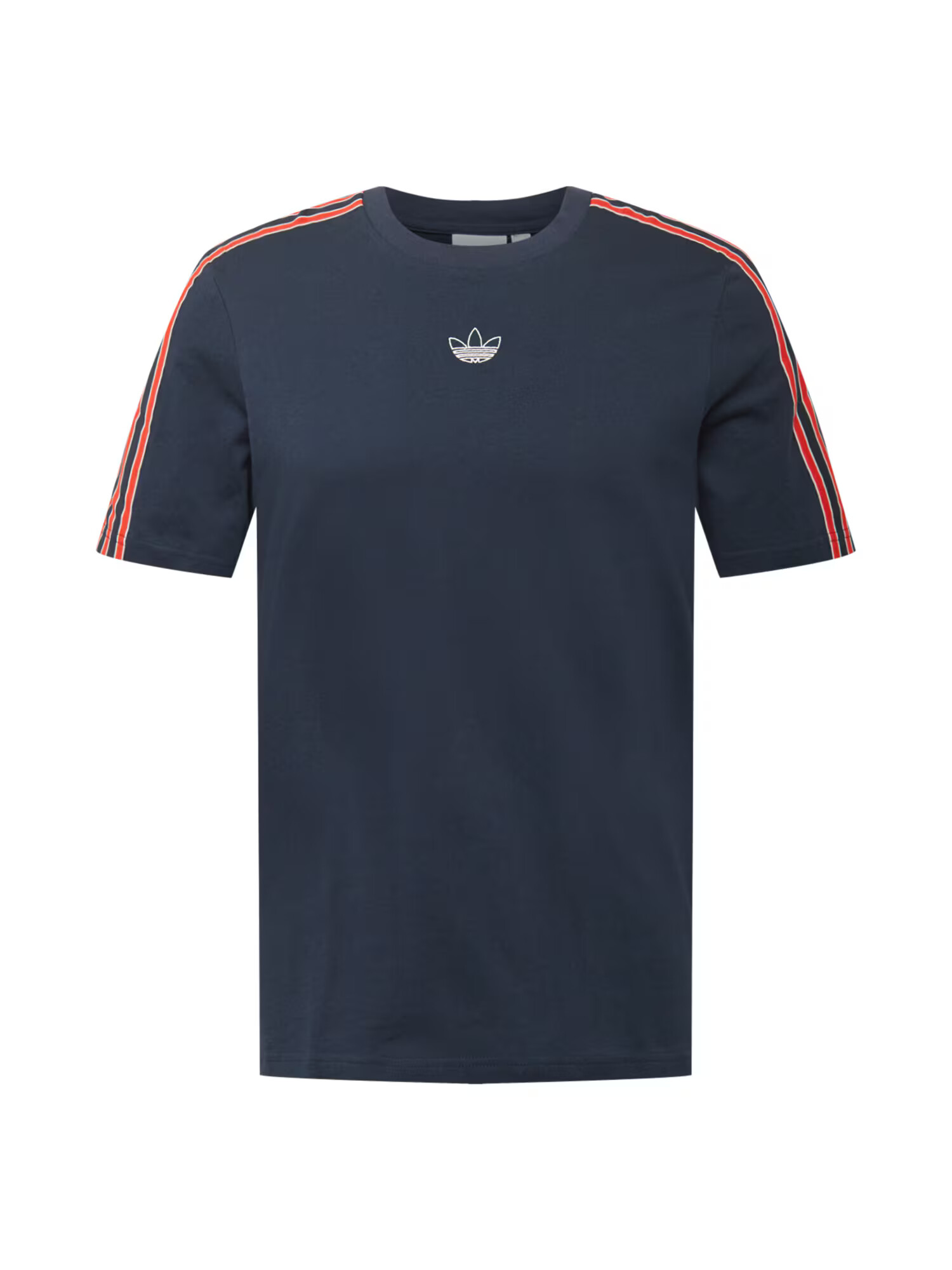 ADIDAS ORIGINALS Majica temno modra / bela / ognjeno rdeča - Pepit.si