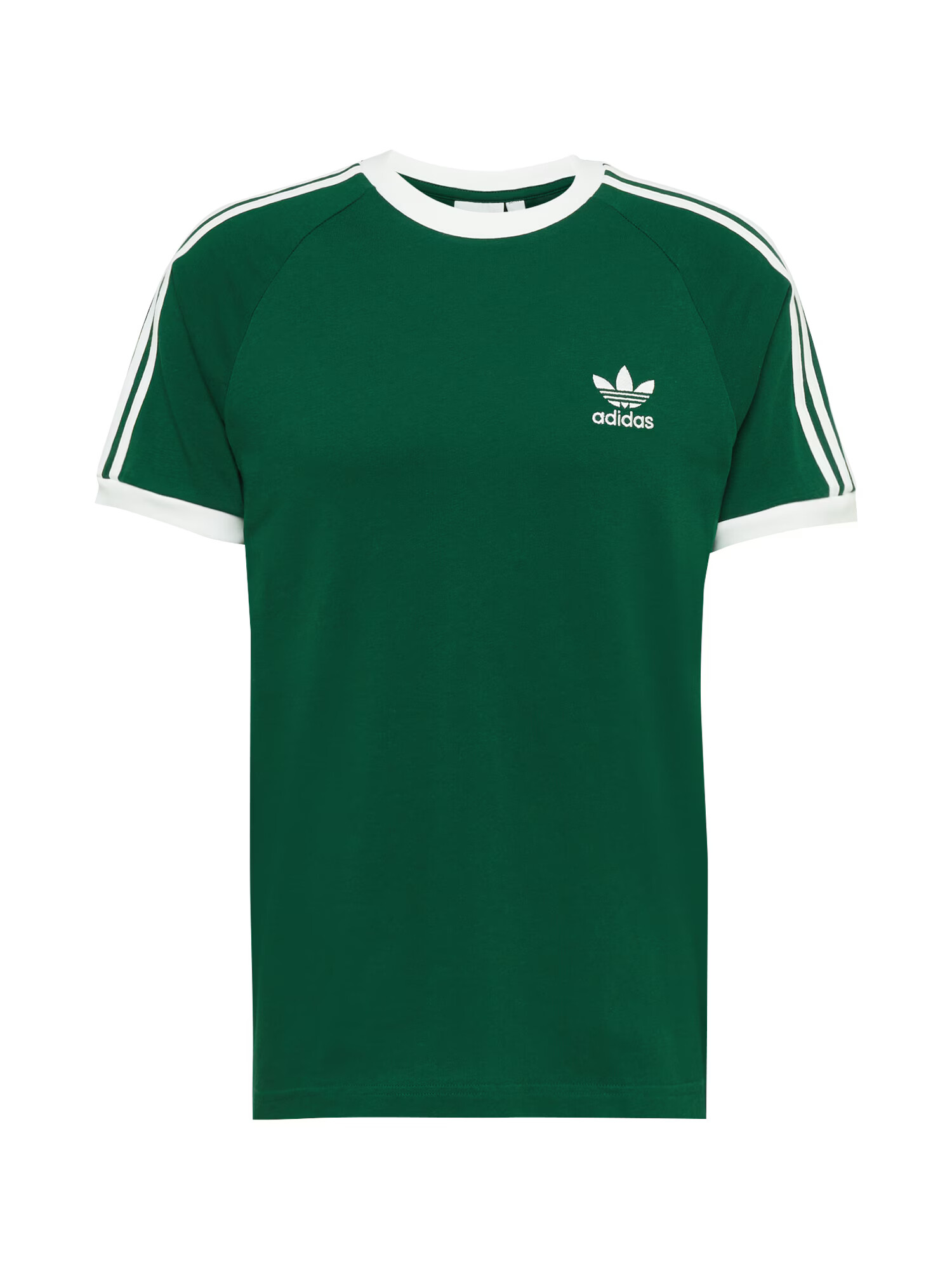 ADIDAS ORIGINALS Majica temno zelena / bela - Pepit.si