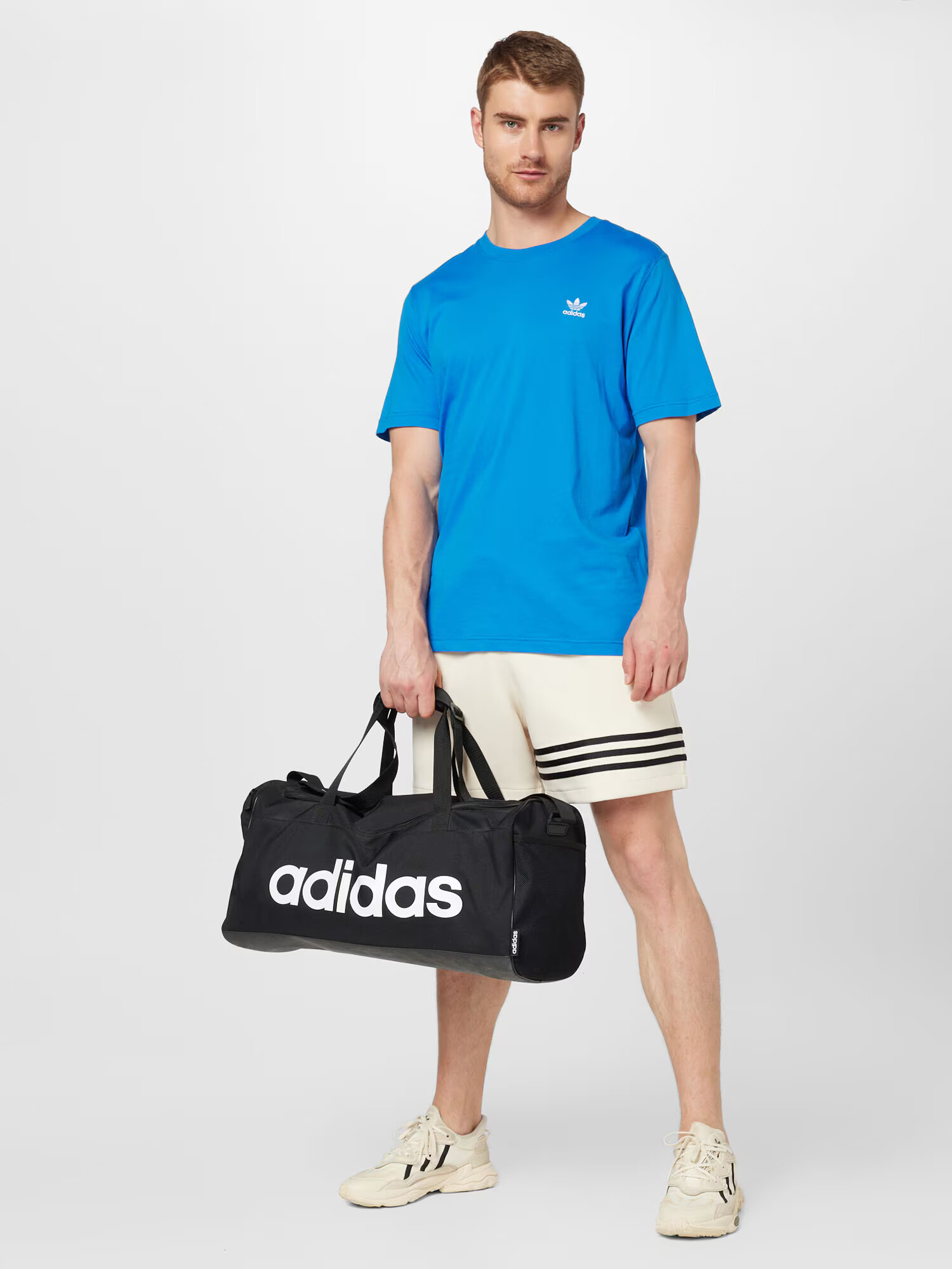 ADIDAS ORIGINALS Majica turkizna / bela - Pepit.si