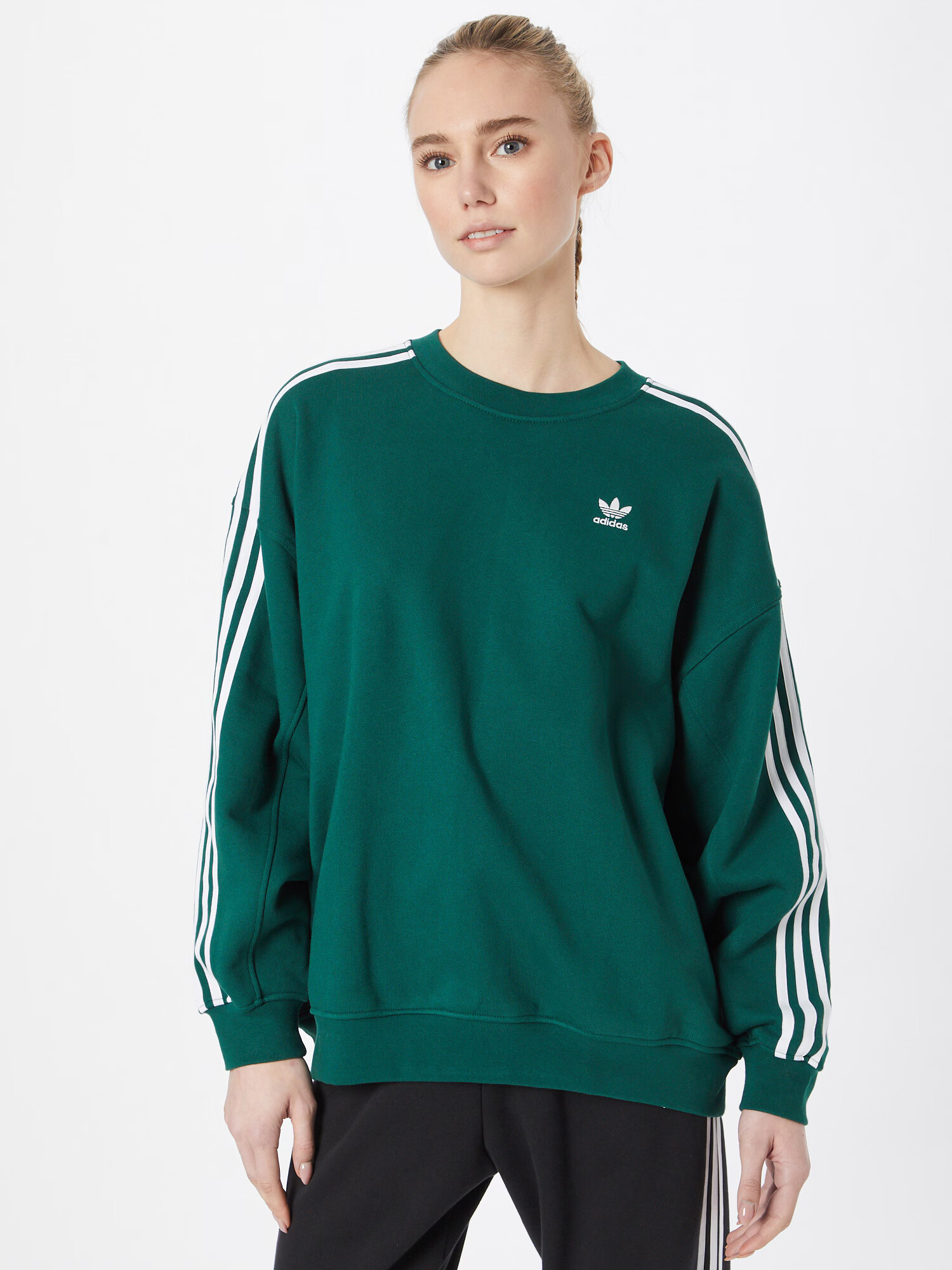 ADIDAS ORIGINALS Majica zelena / bela - Pepit.si