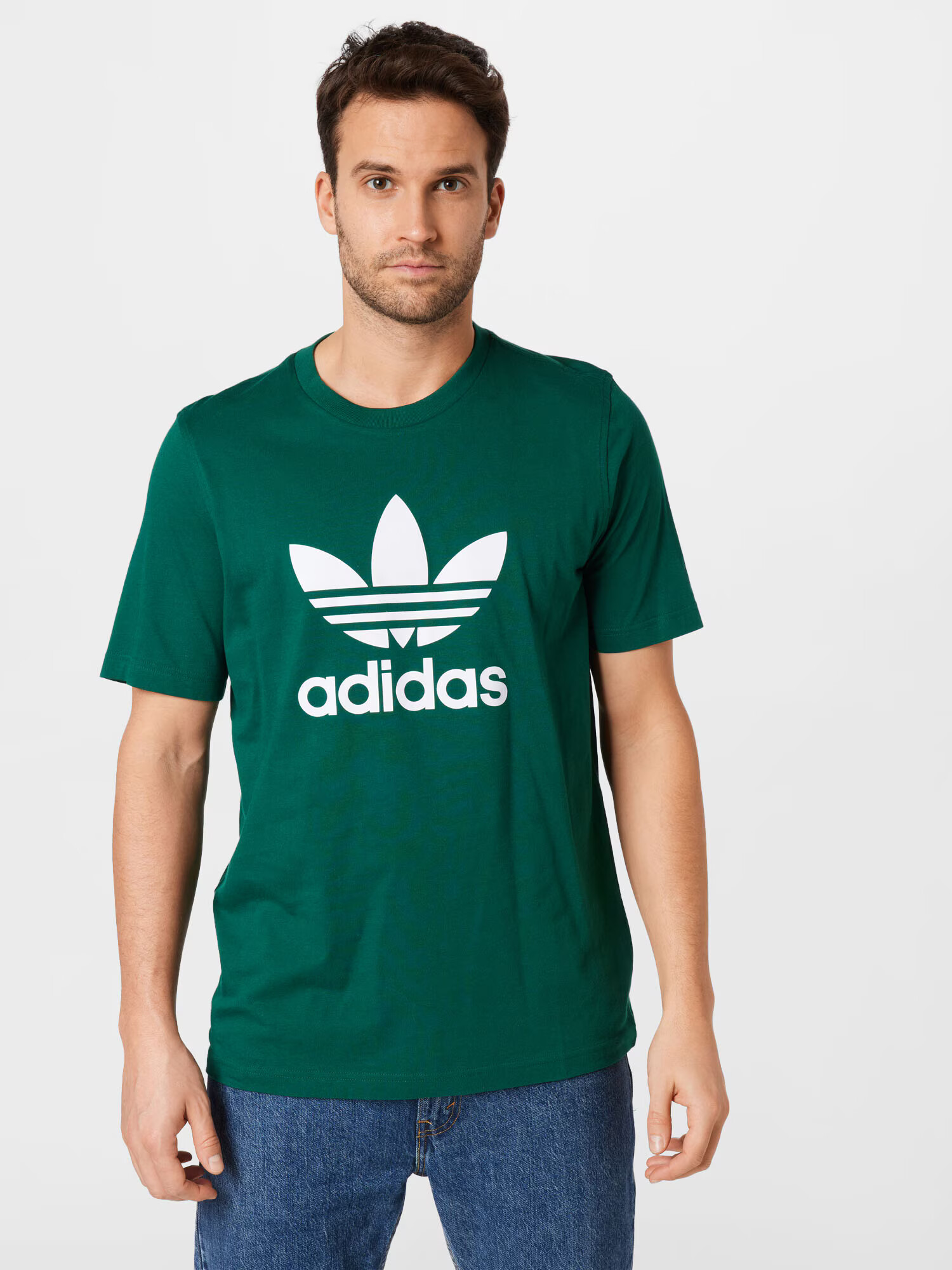 ADIDAS ORIGINALS Majica zelena / bela - Pepit.si