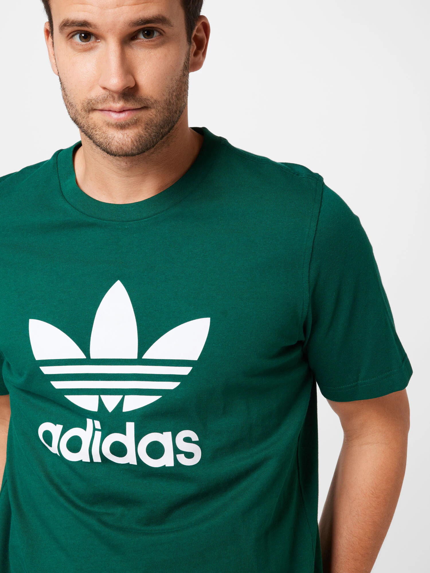 ADIDAS ORIGINALS Majica zelena / bela - Pepit.si