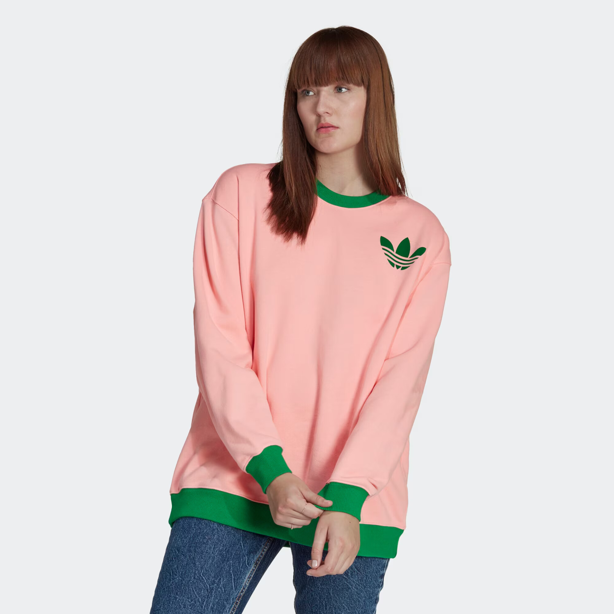 ADIDAS ORIGINALS Majica zelena / roza - Pepit.si