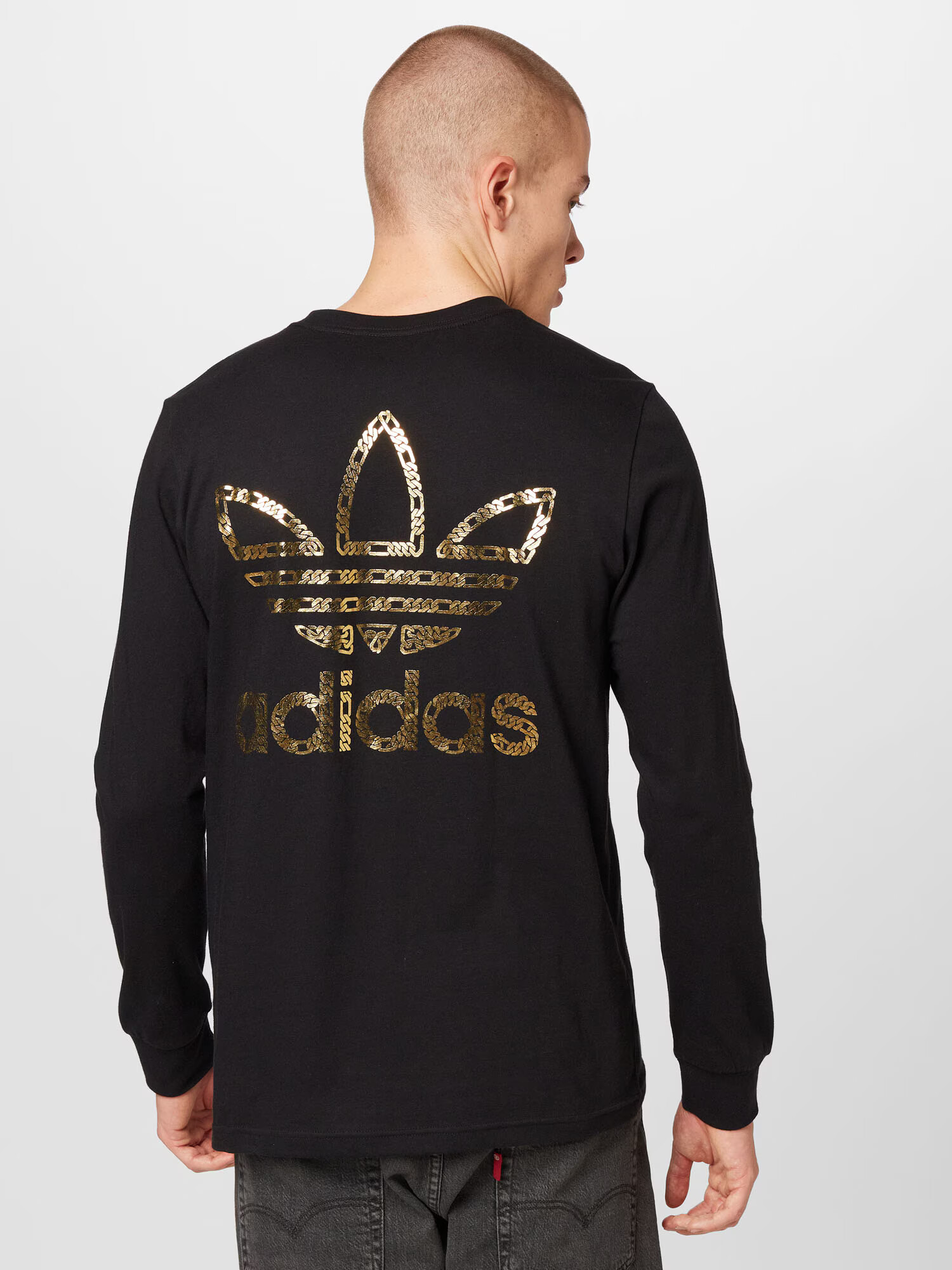 ADIDAS ORIGINALS Majica zlata / črna - Pepit.si