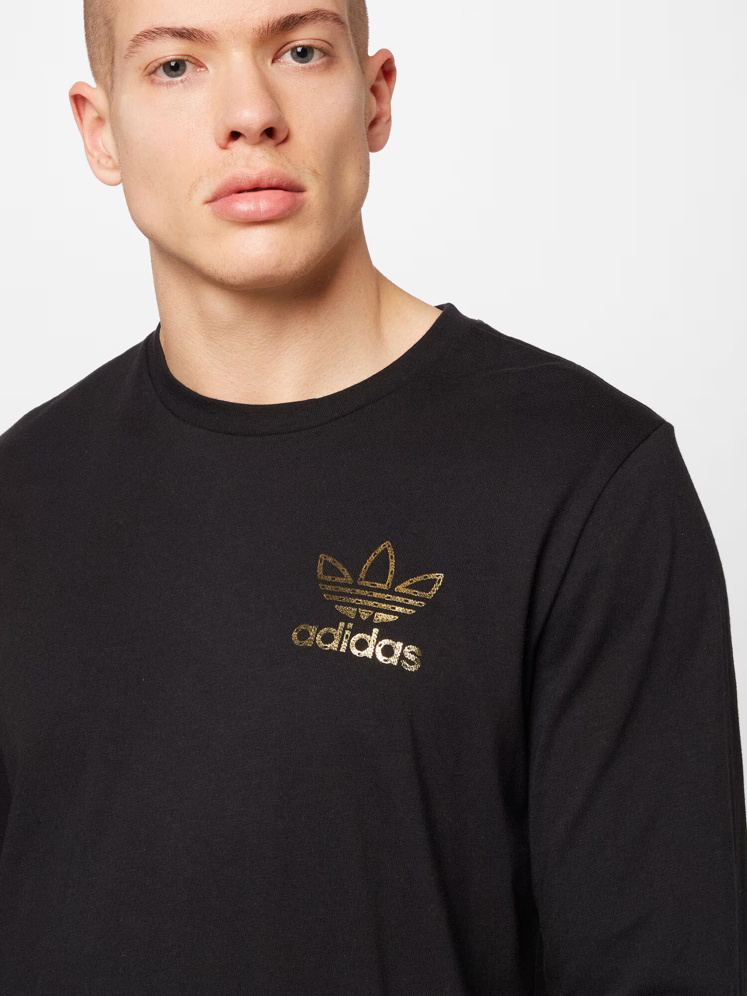 ADIDAS ORIGINALS Majica zlata / črna - Pepit.si