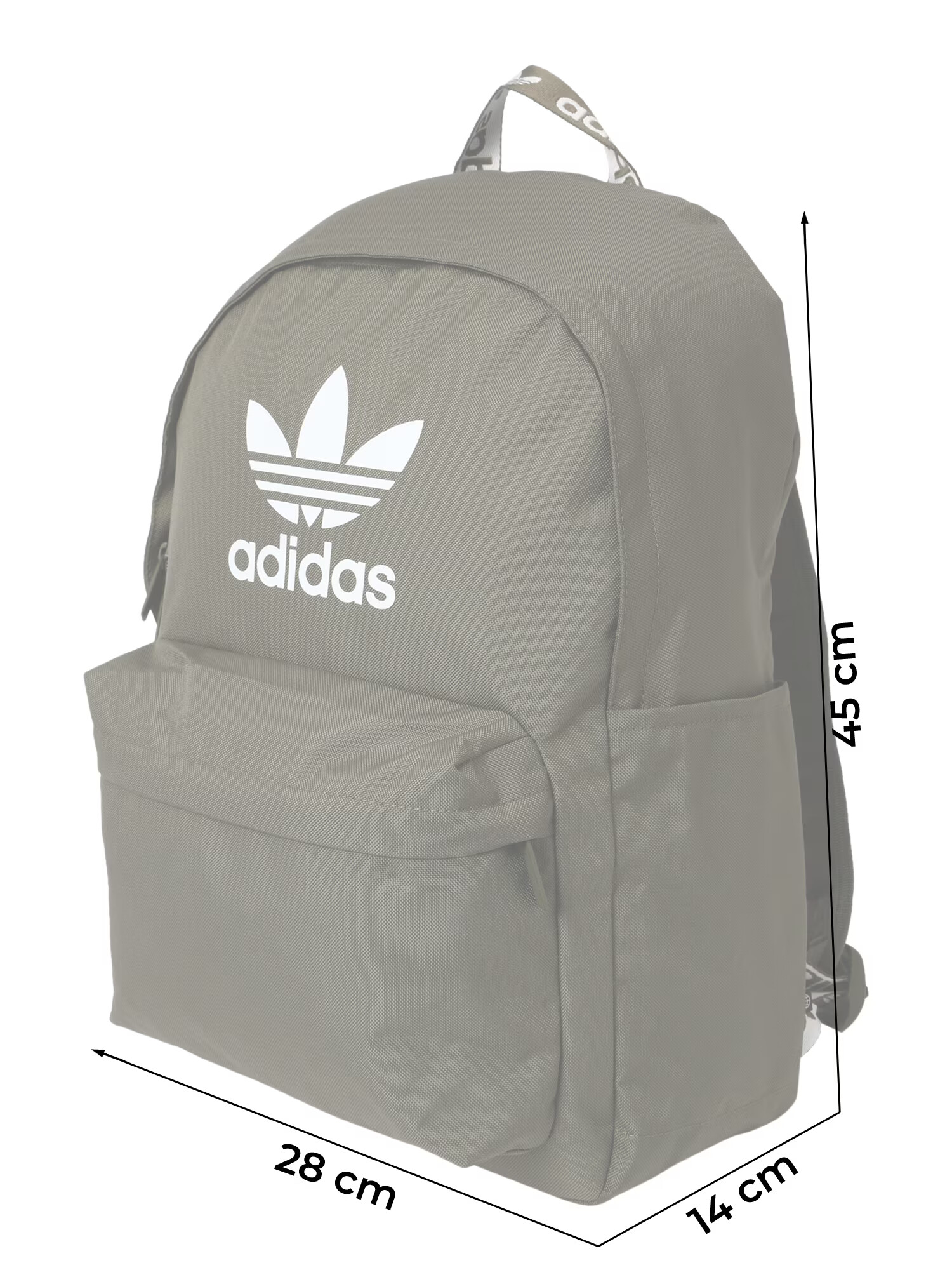 ADIDAS ORIGINALS Nahrbtnik oliva / bela - Pepit.si