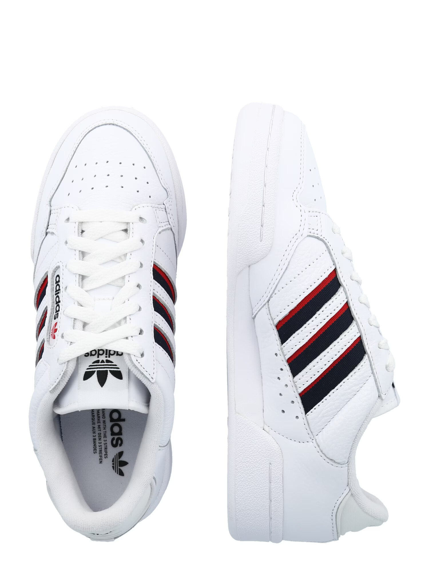 ADIDAS ORIGINALS Nizke superge 'Continental 80' temno modra / rdeča / bela - Pepit.si