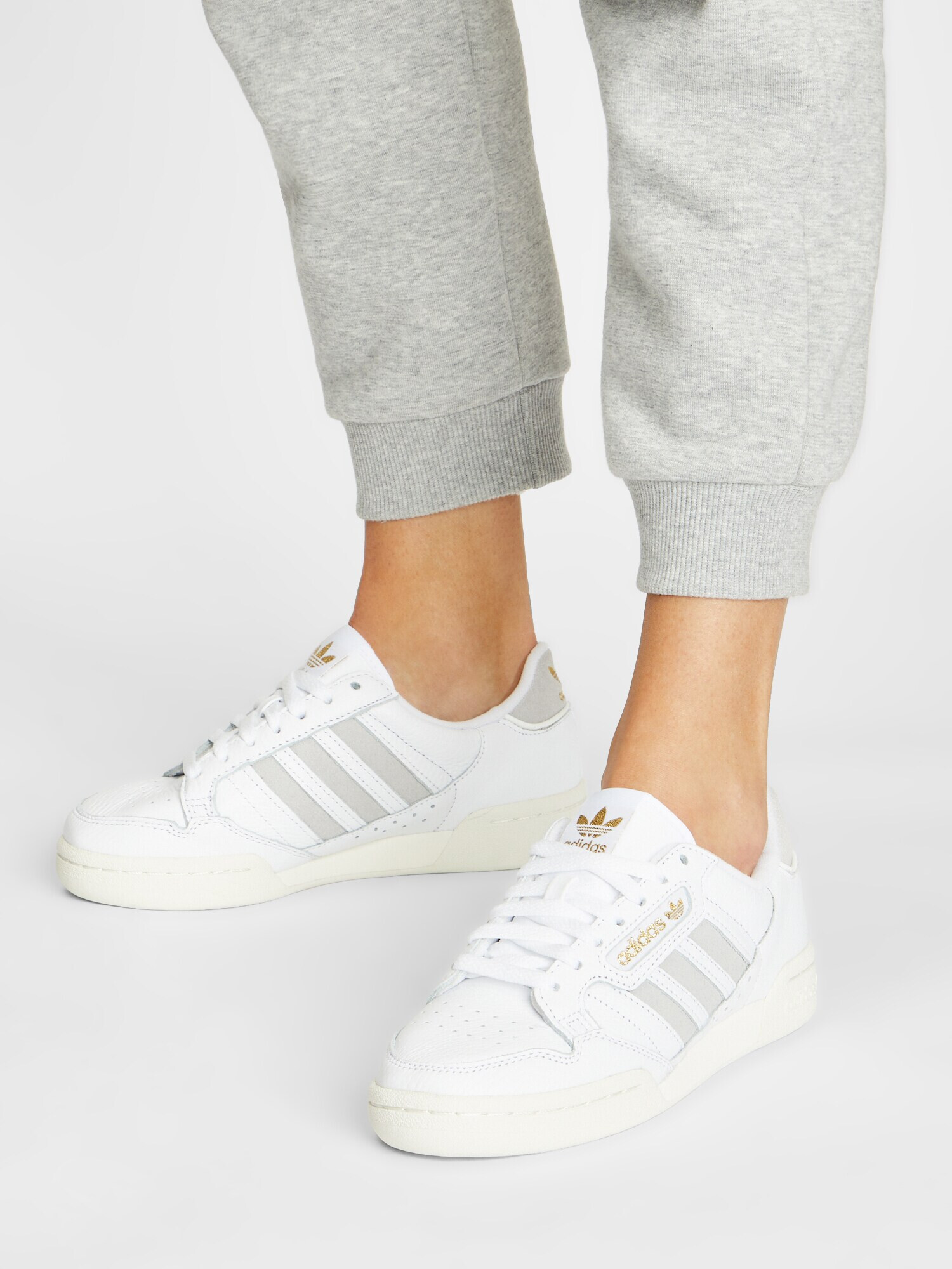 ADIDAS ORIGINALS Nizke superge 'CONTINENTAL 80 STRIPES' zlata / greige / bela - Pepit.si