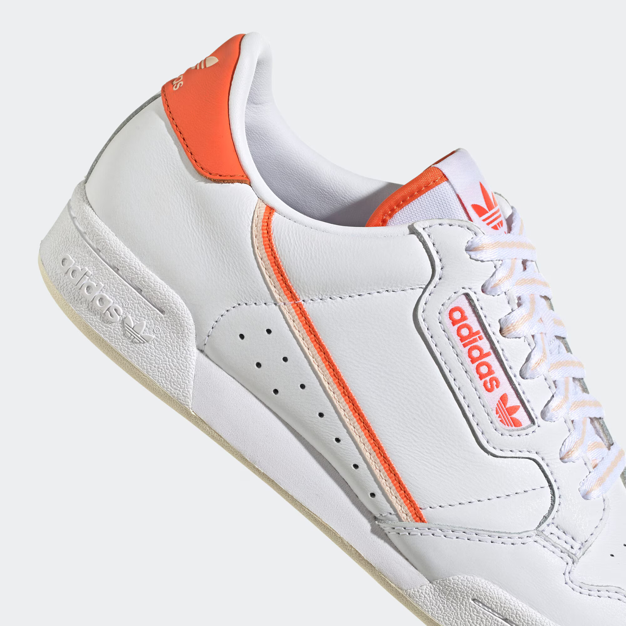 ADIDAS ORIGINALS Nizke superge 'Continental 80' temno oranžna / bela - Pepit.si