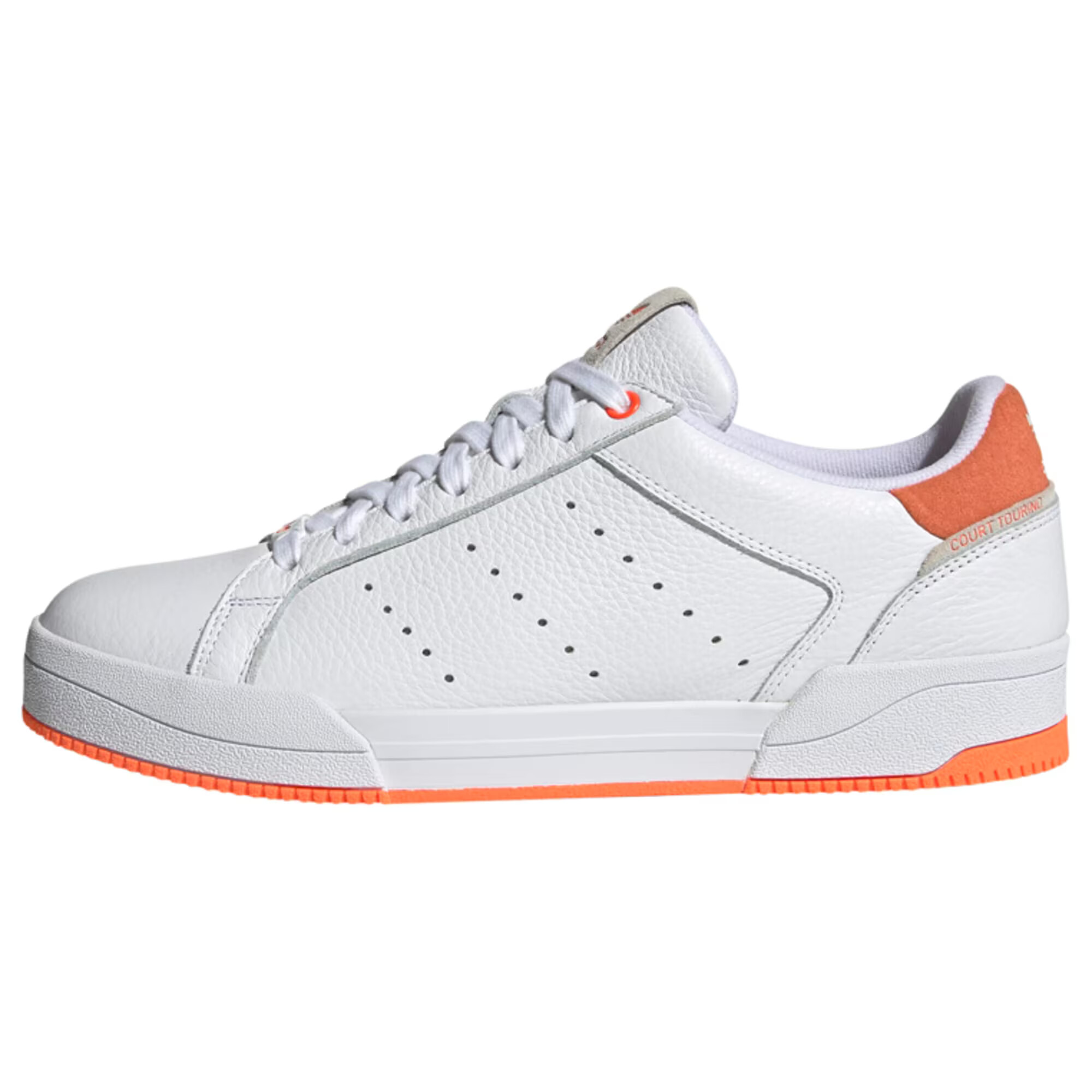 ADIDAS ORIGINALS Nizke superge 'Court Tourino' bela / oranžna - Pepit.si