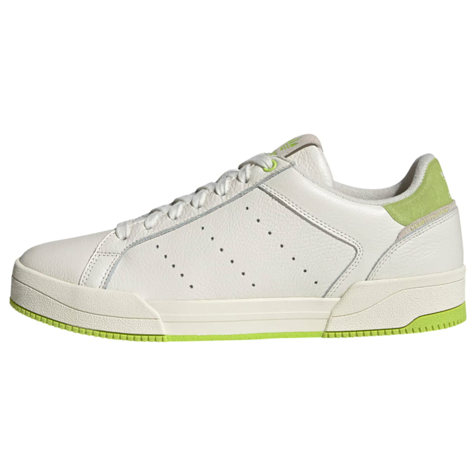 ADIDAS ORIGINALS Nizke superge 'Court Tourino' bela / svetlo zelena - Pepit.si