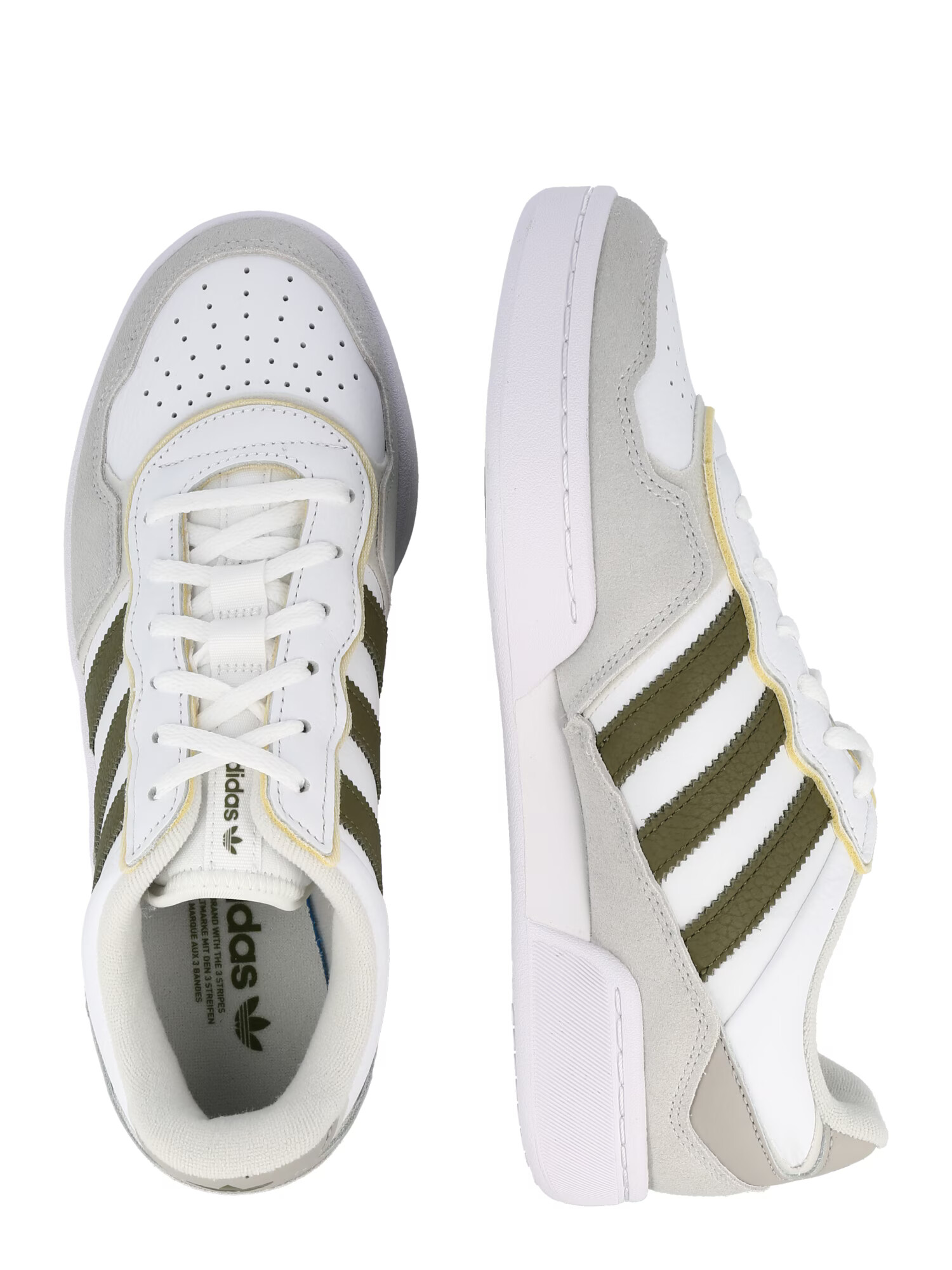 ADIDAS ORIGINALS Nizke superge 'COURTIC' siva / temno zelena / bela - Pepit.si