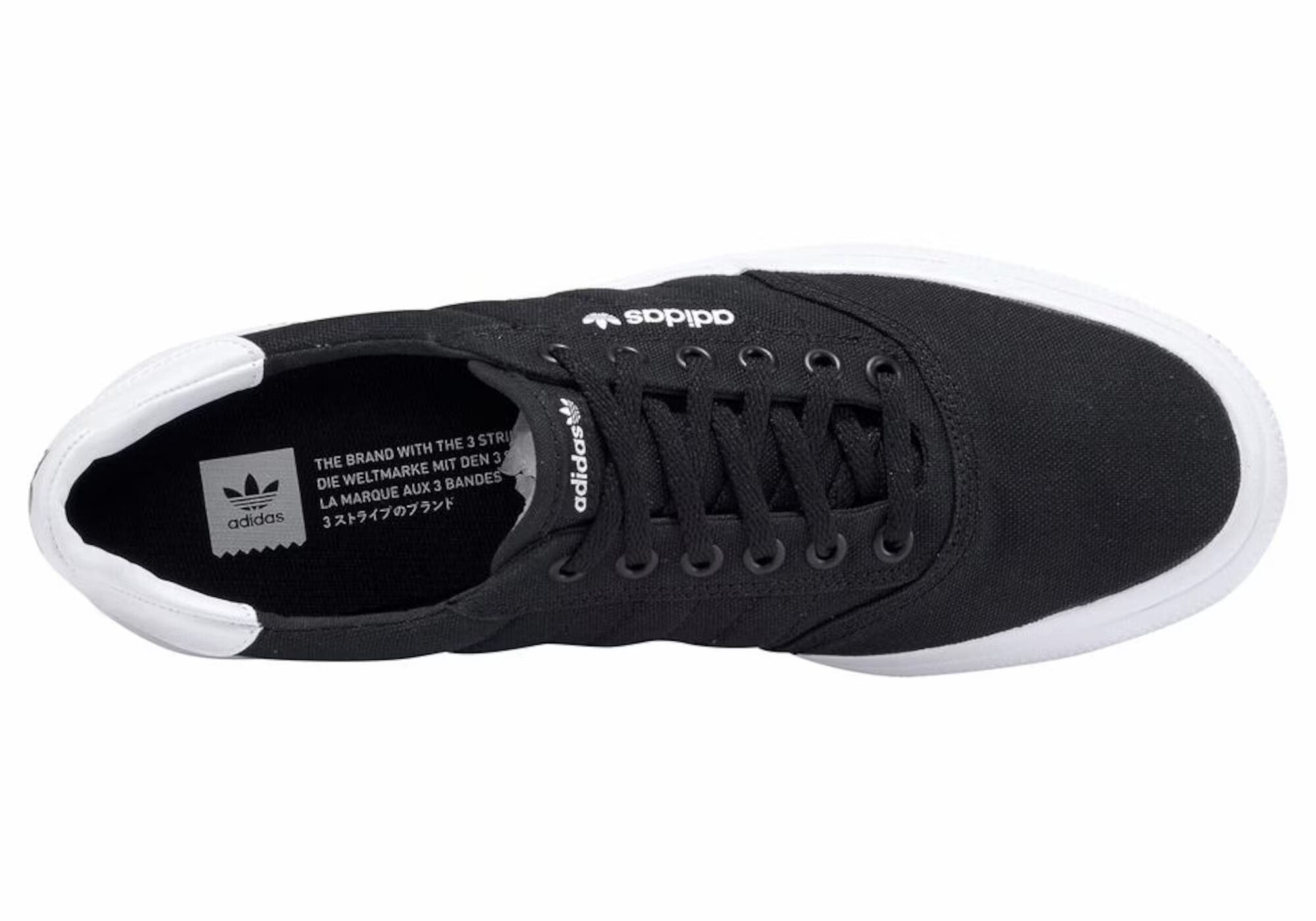 ADIDAS ORIGINALS Nizke superge črna / bela - Pepit.si