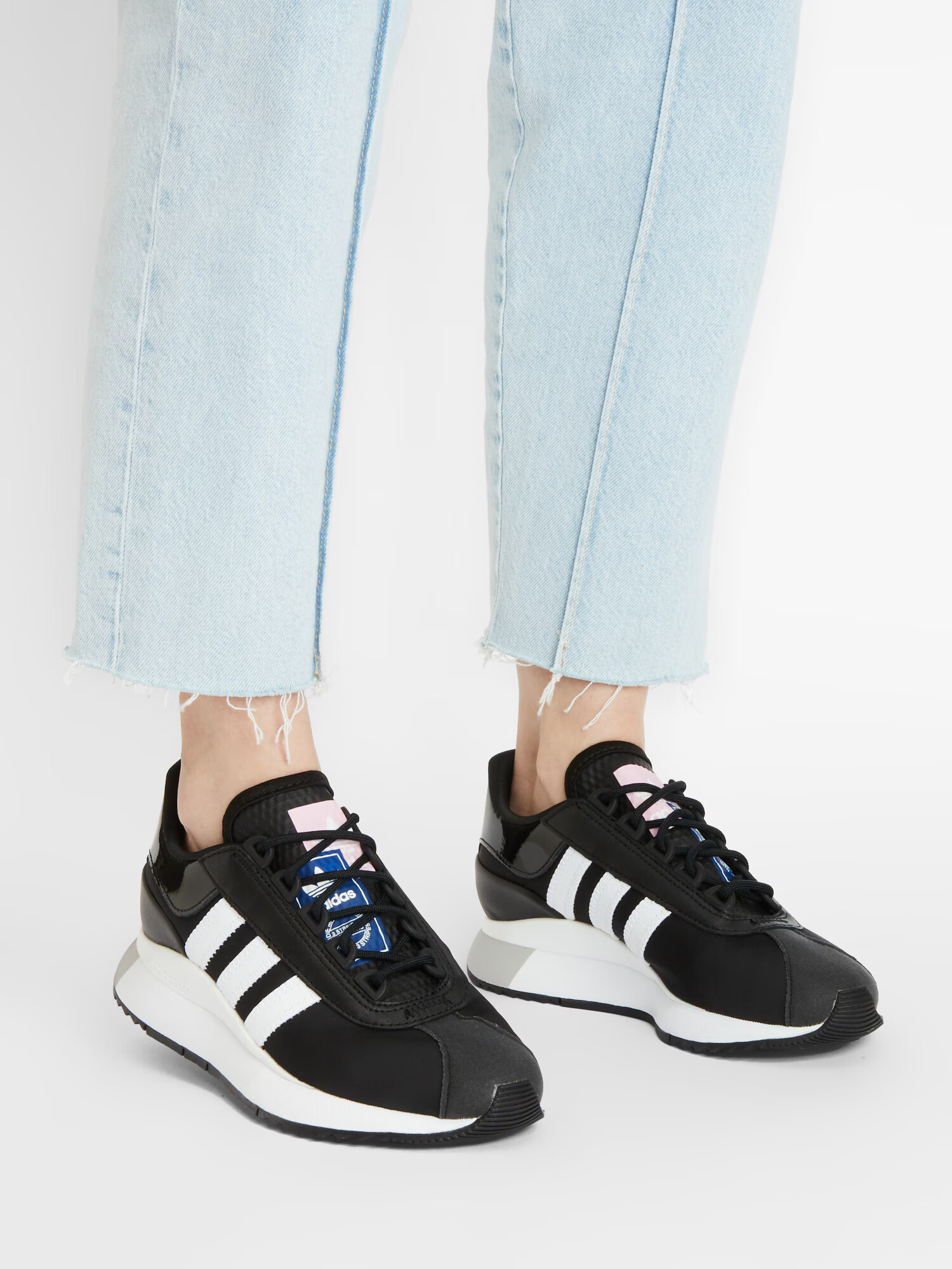 ADIDAS ORIGINALS Nizke superge črna / bela - Pepit.si