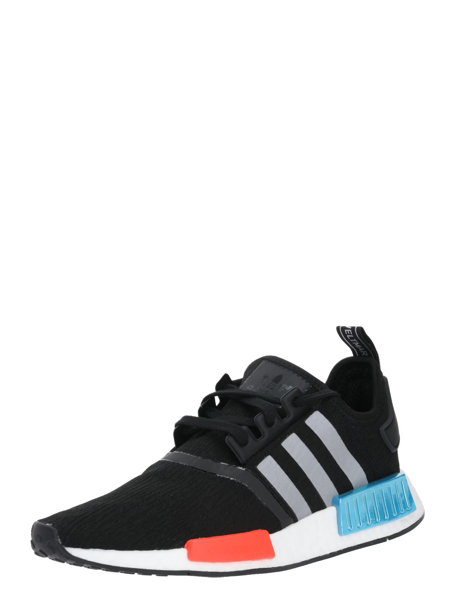 ADIDAS ORIGINALS Nizke superge 'NMD R1' svetlo modra / melona / črna / srebrna - Pepit.si